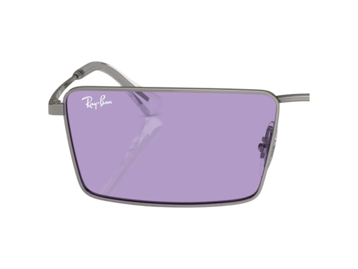 Ray - Ban Coppia di Lenti di ricambio Ray-Ban RB3741 Emy Lenti di ricambio Metallo Verde scuro Squadrata Polarizzata - immagine 3