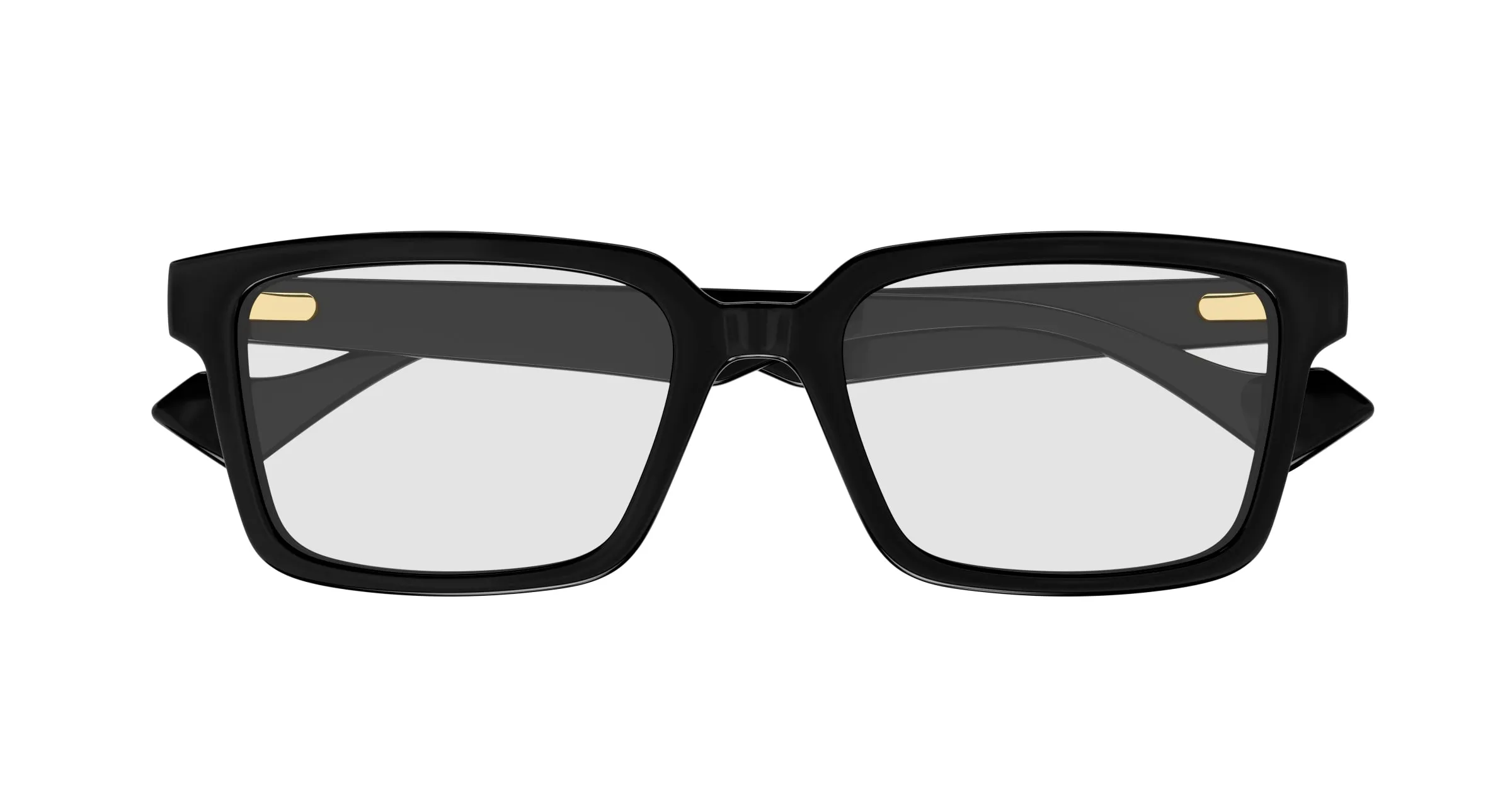 Gucci GG1543S 001 Occhiali da sole Acetato Nero Trasparente Squadrata - immagine 4