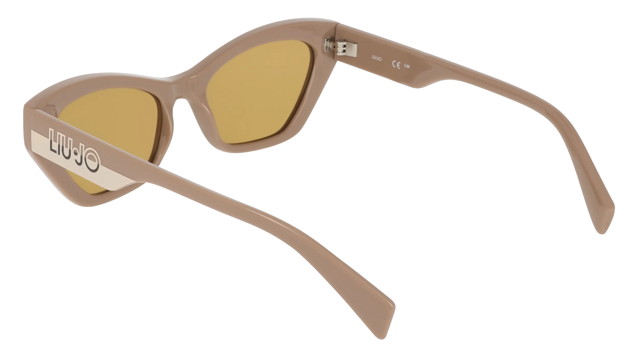 Liu Jo LJ807S 278 Occhiali da sole Bio-iniettato Beige Ocra Squadrata Normale - immagine 4