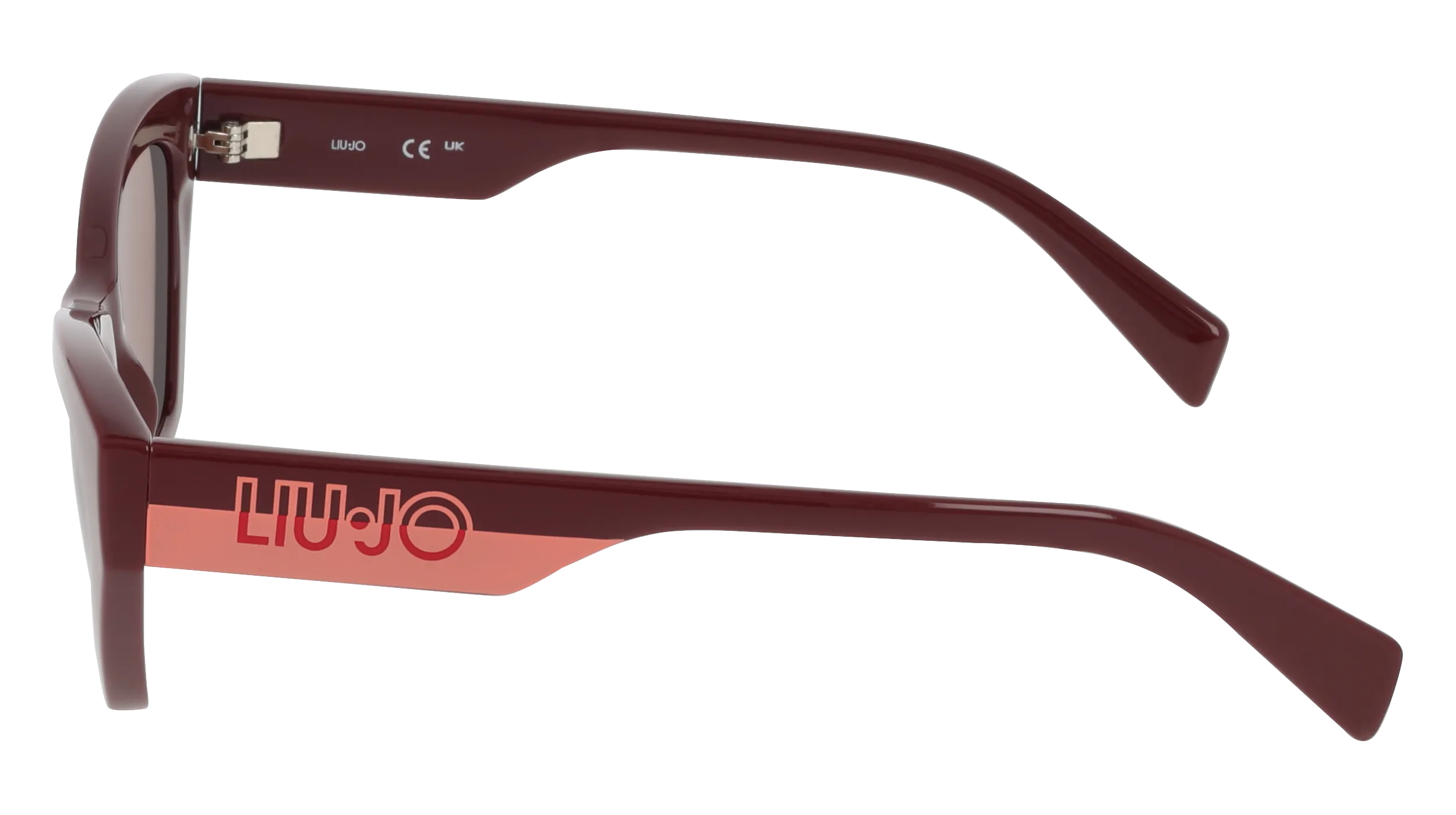 Liu Jo LJ807S 602 Occhiali da sole Bio-iniettato Rosso Rosso Squadrata Normale - immagine 3