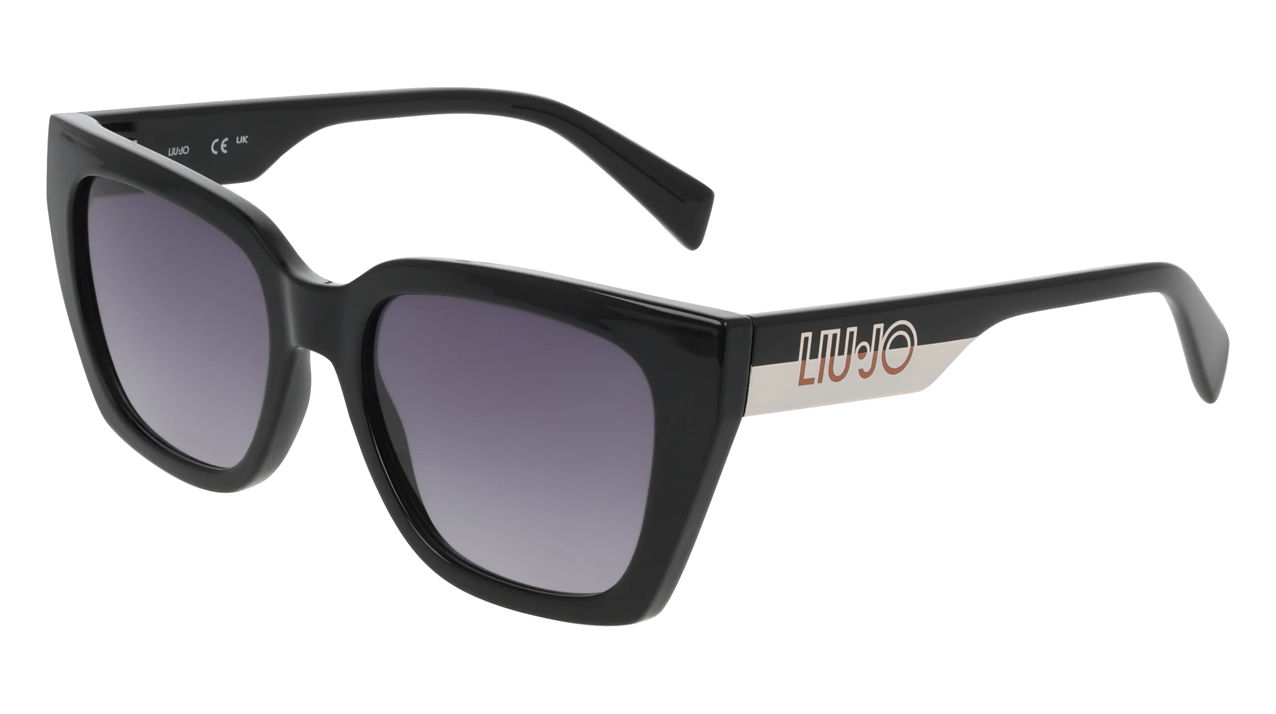 Liu Jo LJ808S 001 Occhiali da sole Bio-iniettato Nero Squadrata Normale - immagine 1