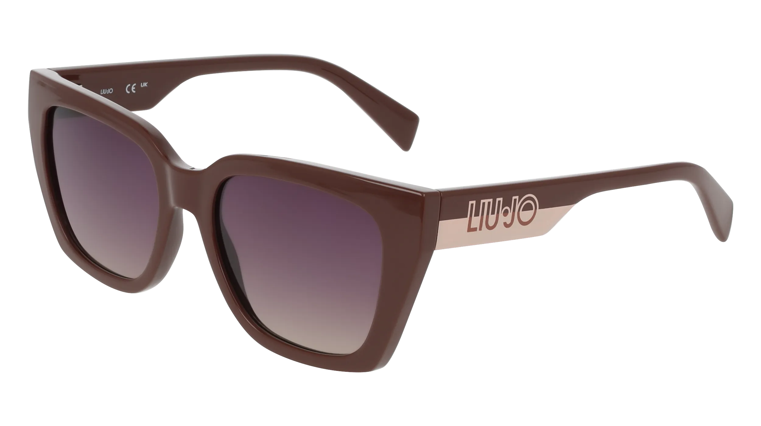Liu Jo LJ808S 200 Occhiali da sole Bio-iniettato Marrone Squadrata Normale - immagine 1