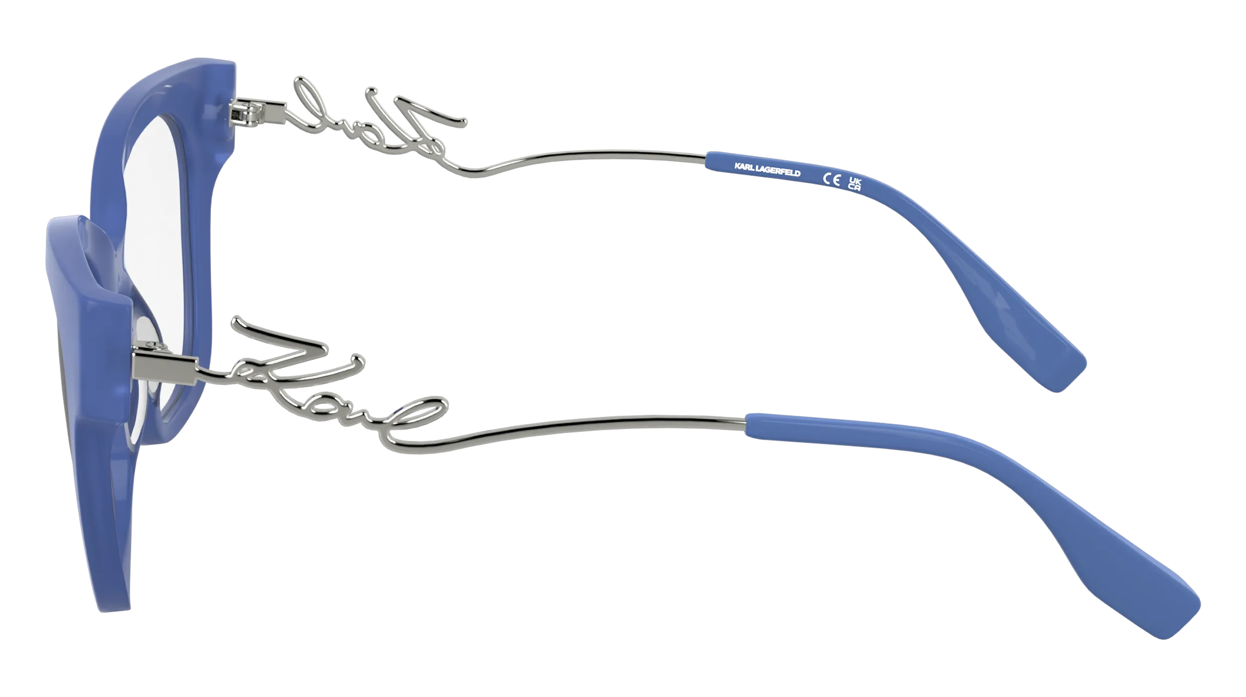 Karl Lagerfeld KL6191 423 Montature da vista Acetato Blu Squadrata Normale - immagine 3