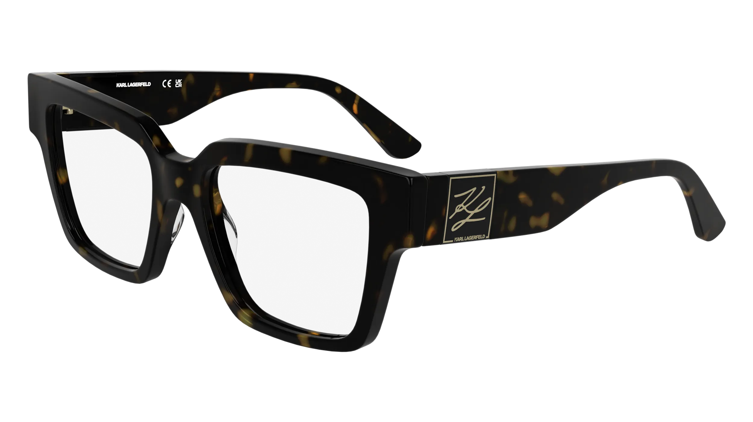 Karl Lagerfeld KL6196 242 Montature da vista Acetato Havana Squadrata Normale - immagine 1
