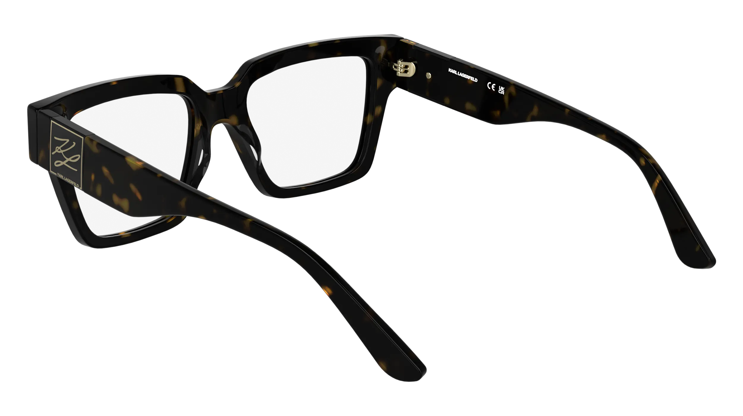 Karl Lagerfeld KL6196 242 Montature da vista Acetato Havana Squadrata Normale - immagine 4