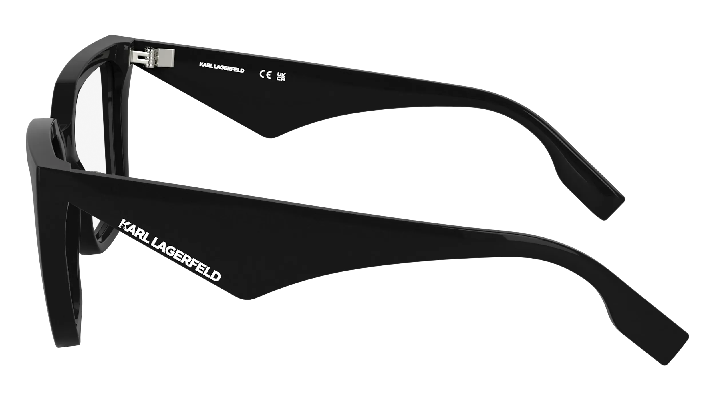 Karl Lagerfeld KL6194 001 Montature da vista Bio-iniettato Nero Squadrata Normale - immagine 3