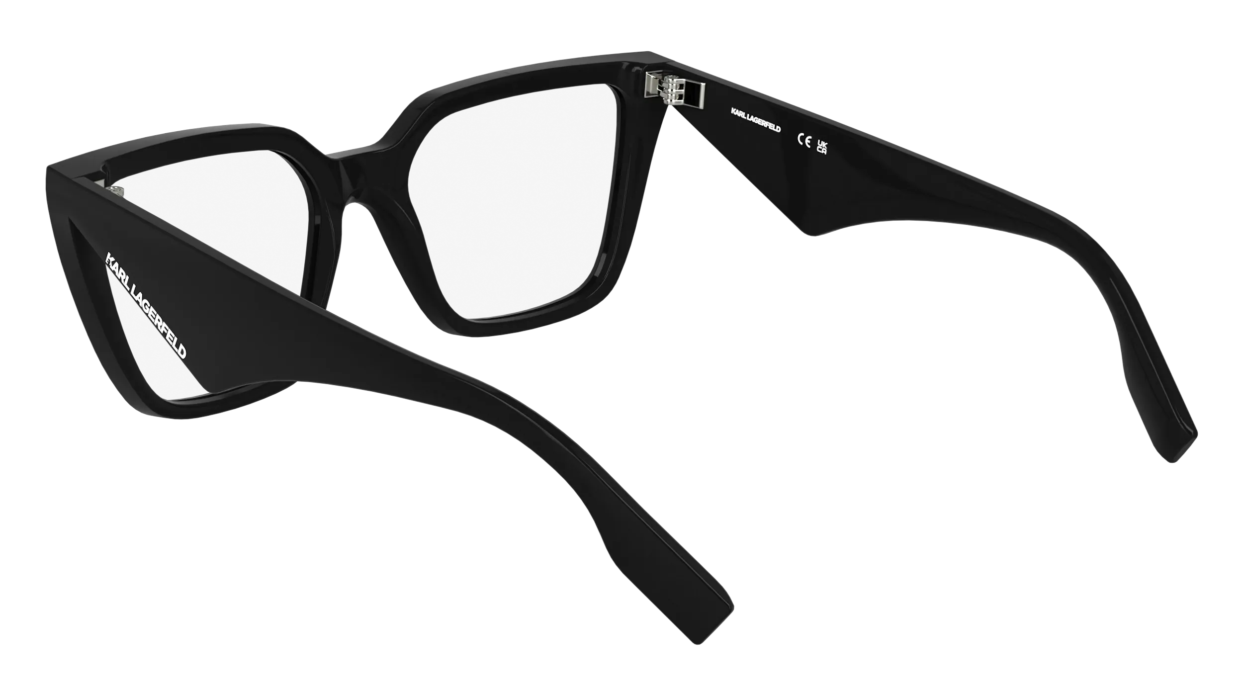 Karl Lagerfeld KL6194 001 Montature da vista Bio-iniettato Nero Squadrata Normale - immagine 4