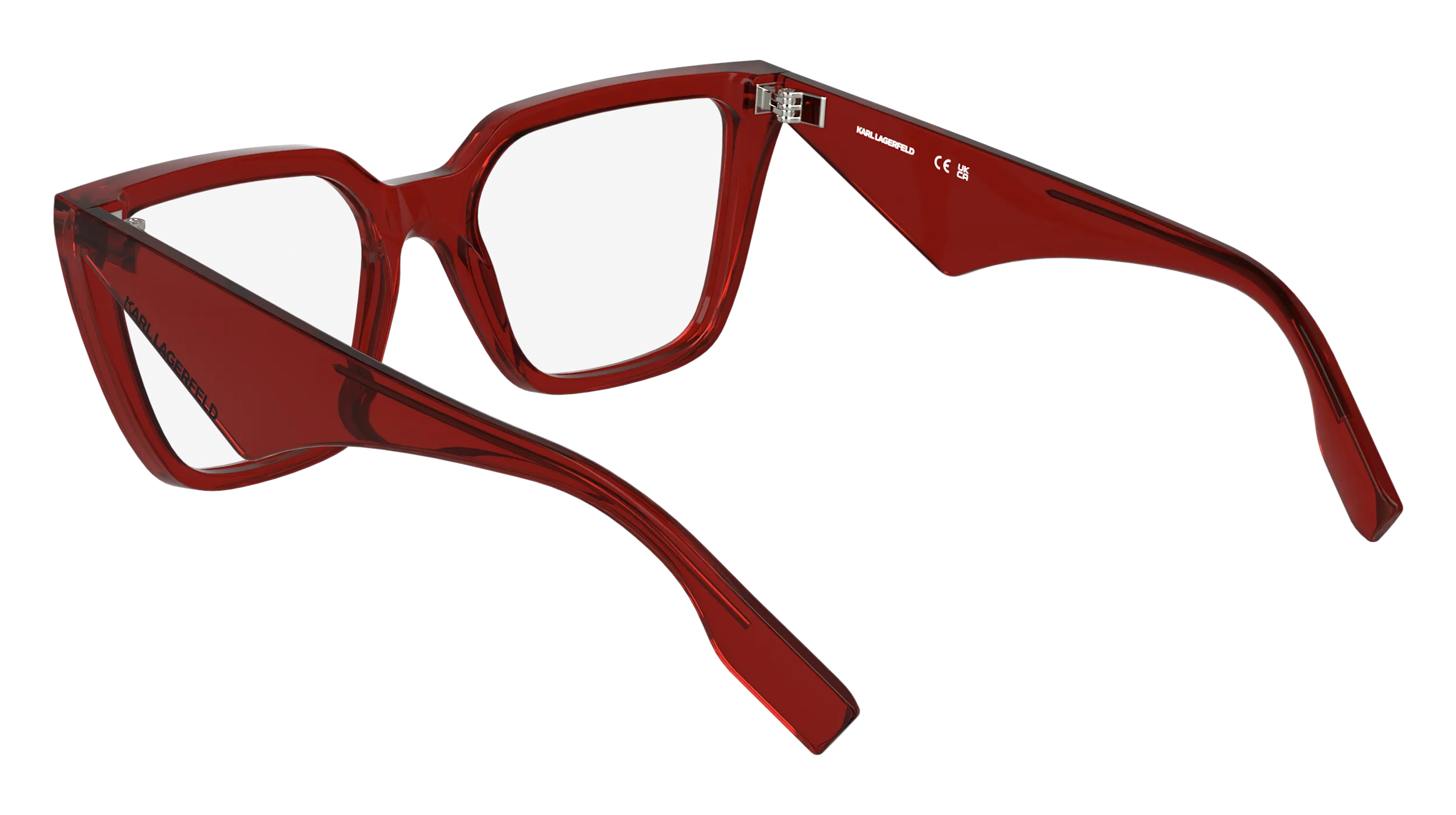 Karl Lagerfeld KL6194 600 Montature da vista Bio-iniettato Rosso Squadrata Normale - immagine 4