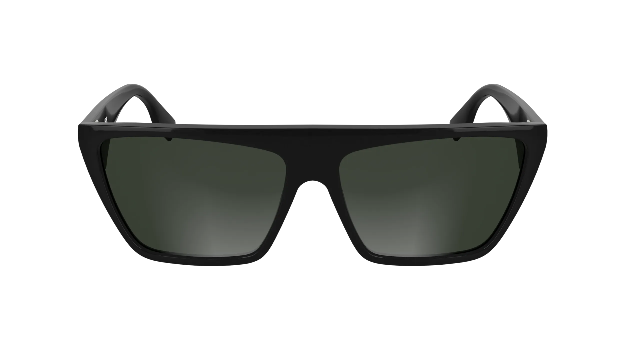 Karl Lagerfeld KL6186S 001 Occhiali da sole Bio-iniettato Nero Squadrata Normale - immagine 2