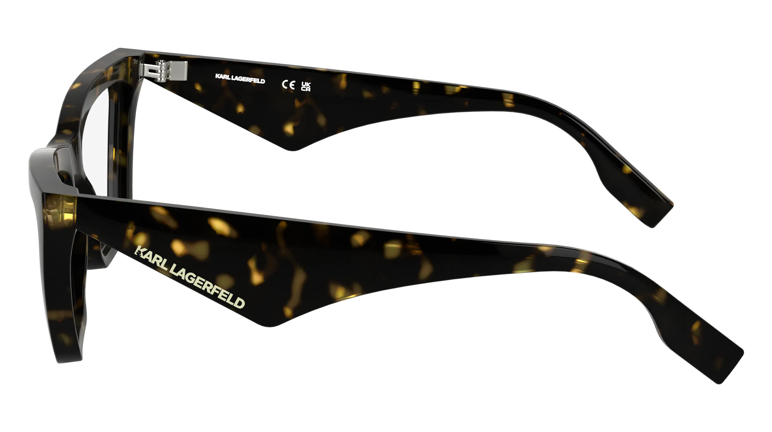 Karl Lagerfeld KL6195 242 Montature da vista Bio-iniettato Havana Cat Eye Normale - immagine 3