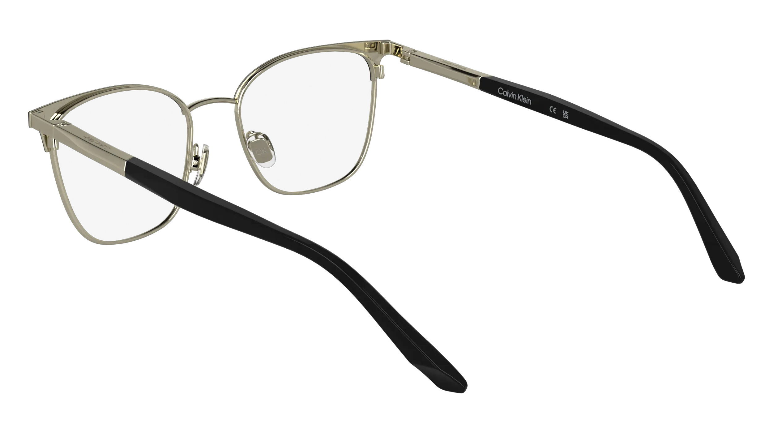 Calvin Klein CK25105 001 Montature da vista Metallo Nero Cat Eye Normale - immagine 4