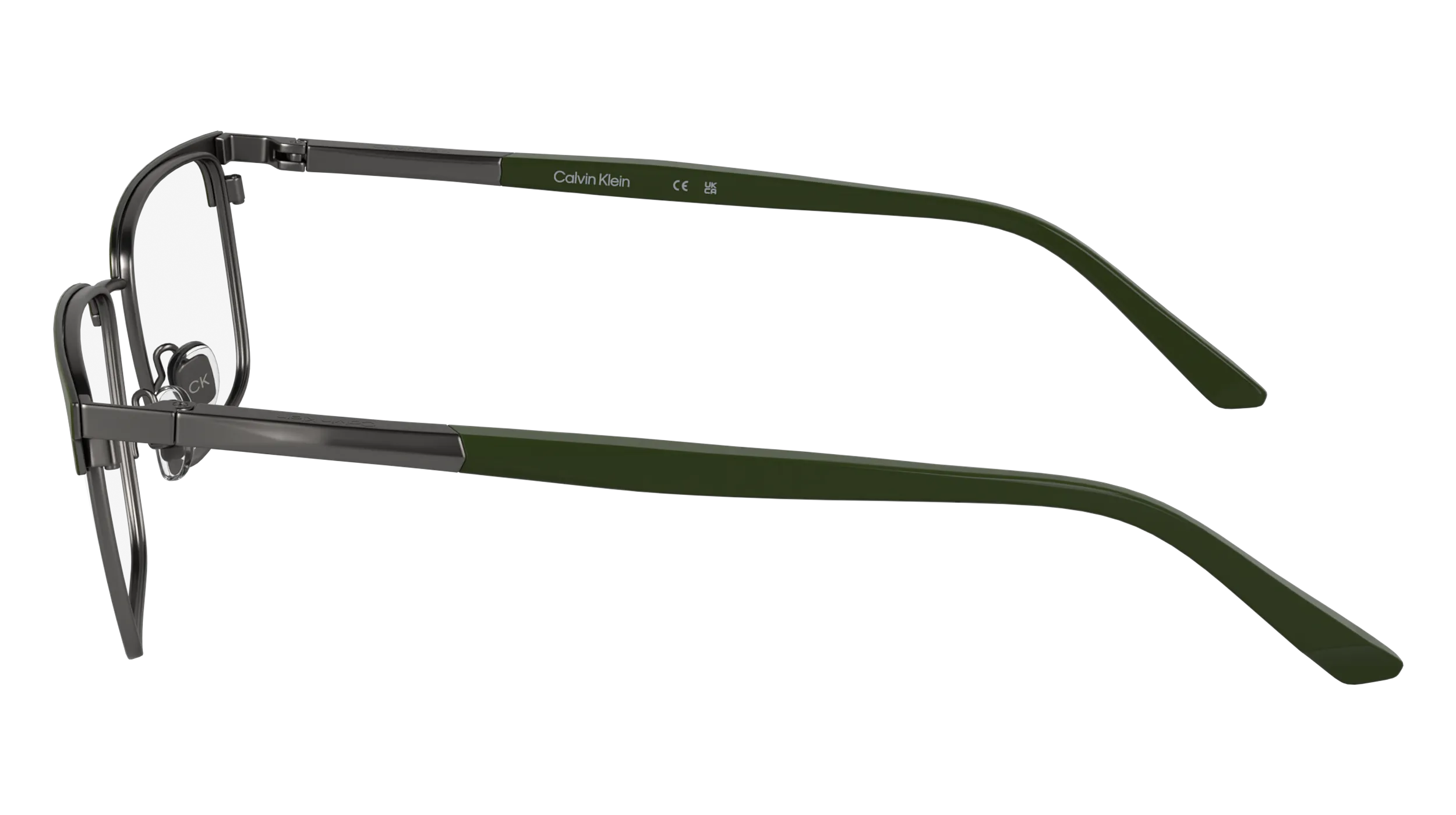 Calvin Klein CK25106 330 Montature da vista Metallo Verde Squadrata Normale - immagine 3