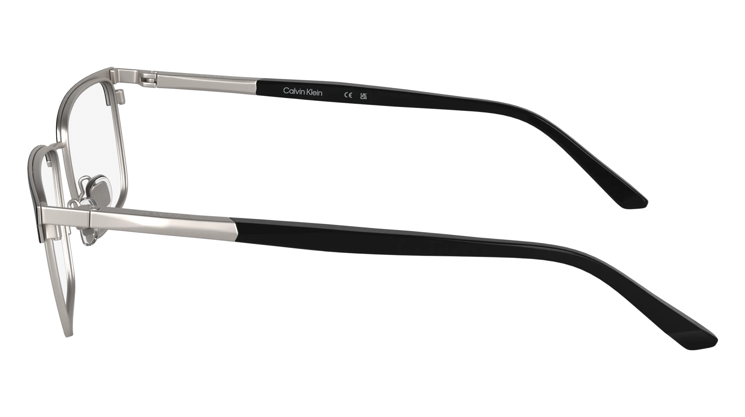 Calvin Klein CK25106 001 Montature da vista Metallo Nero Squadrata Normale - immagine 3