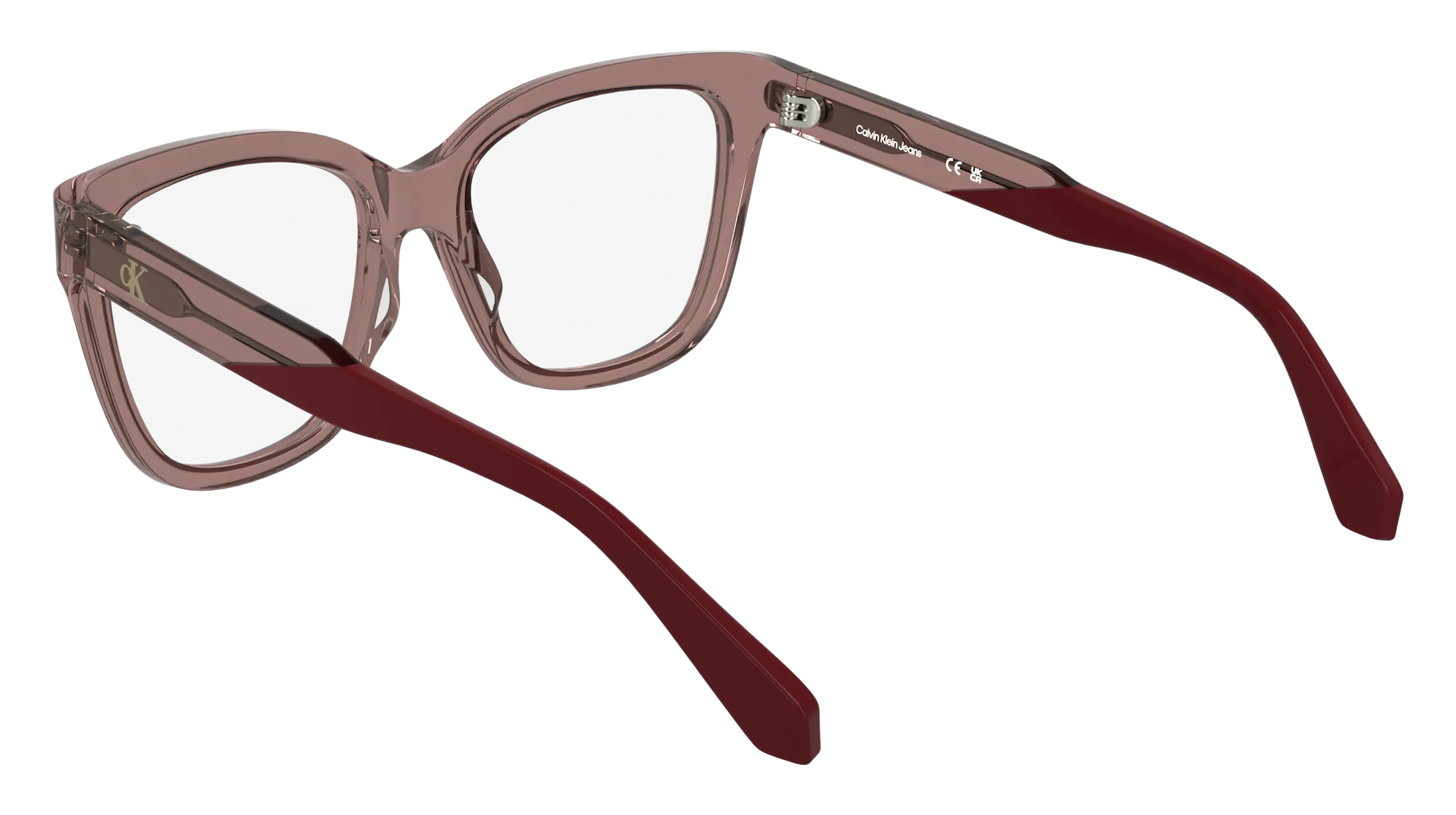 Calvin Klein CKJ25616 605 Montature da vista Acetato Bordeaux Farfalla Normale - immagine 4