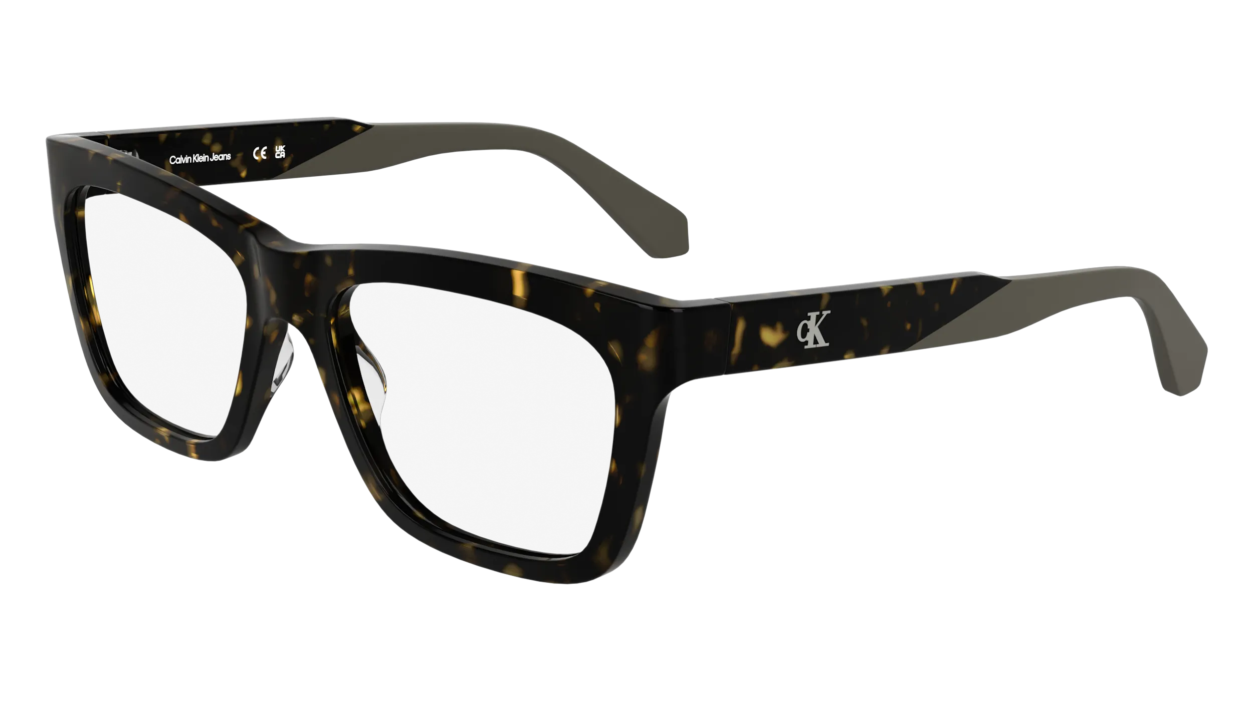 Calvin Klein CKJ25615 242 Montature da vista Acetato Havana Squadrata Normale - immagine 1