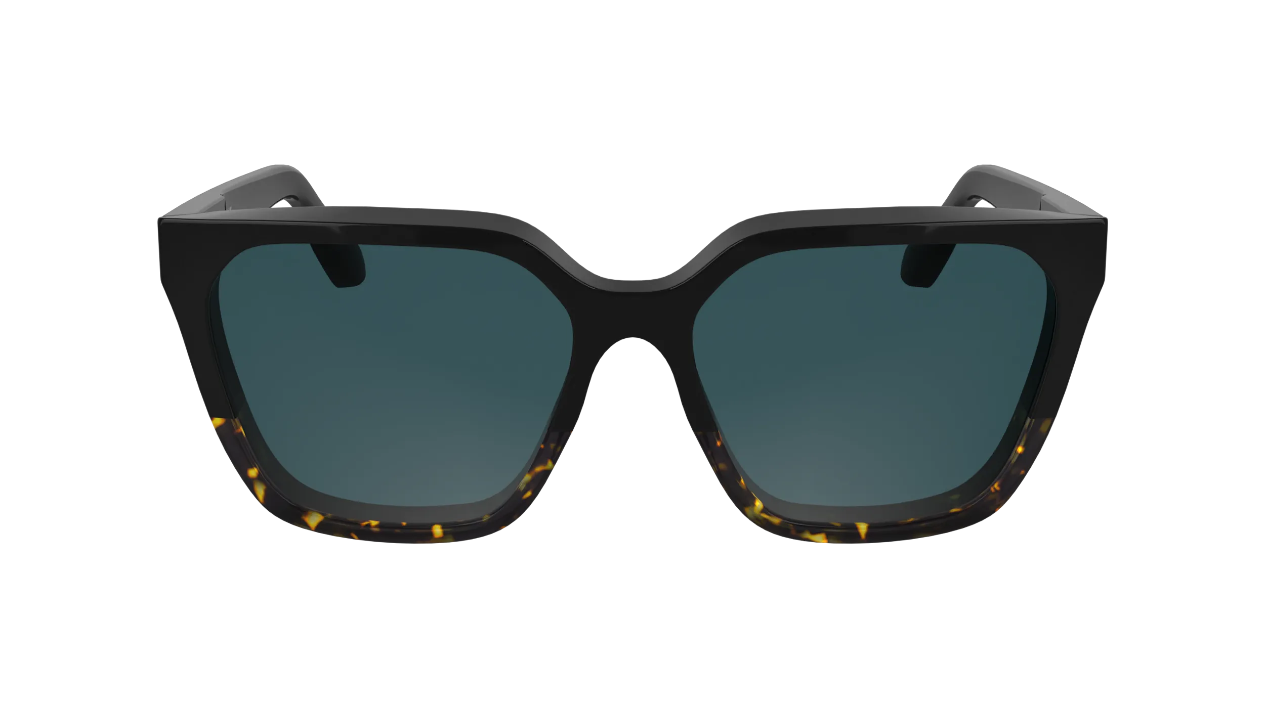 Calvin Klein CK25500S 006 Occhiali da sole Acetato Nero Squadrata Normale - immagine 2