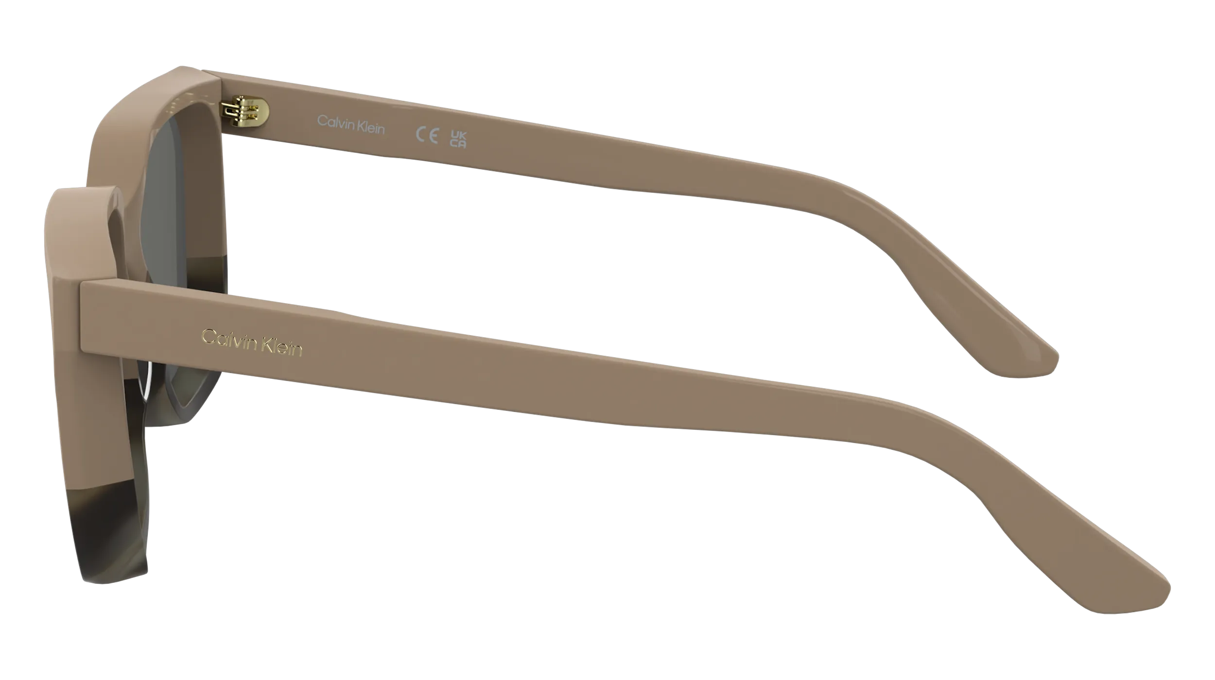 Calvin Klein CK25500S 602 Occhiali da sole Acetato Squadrata Normale - immagine 3