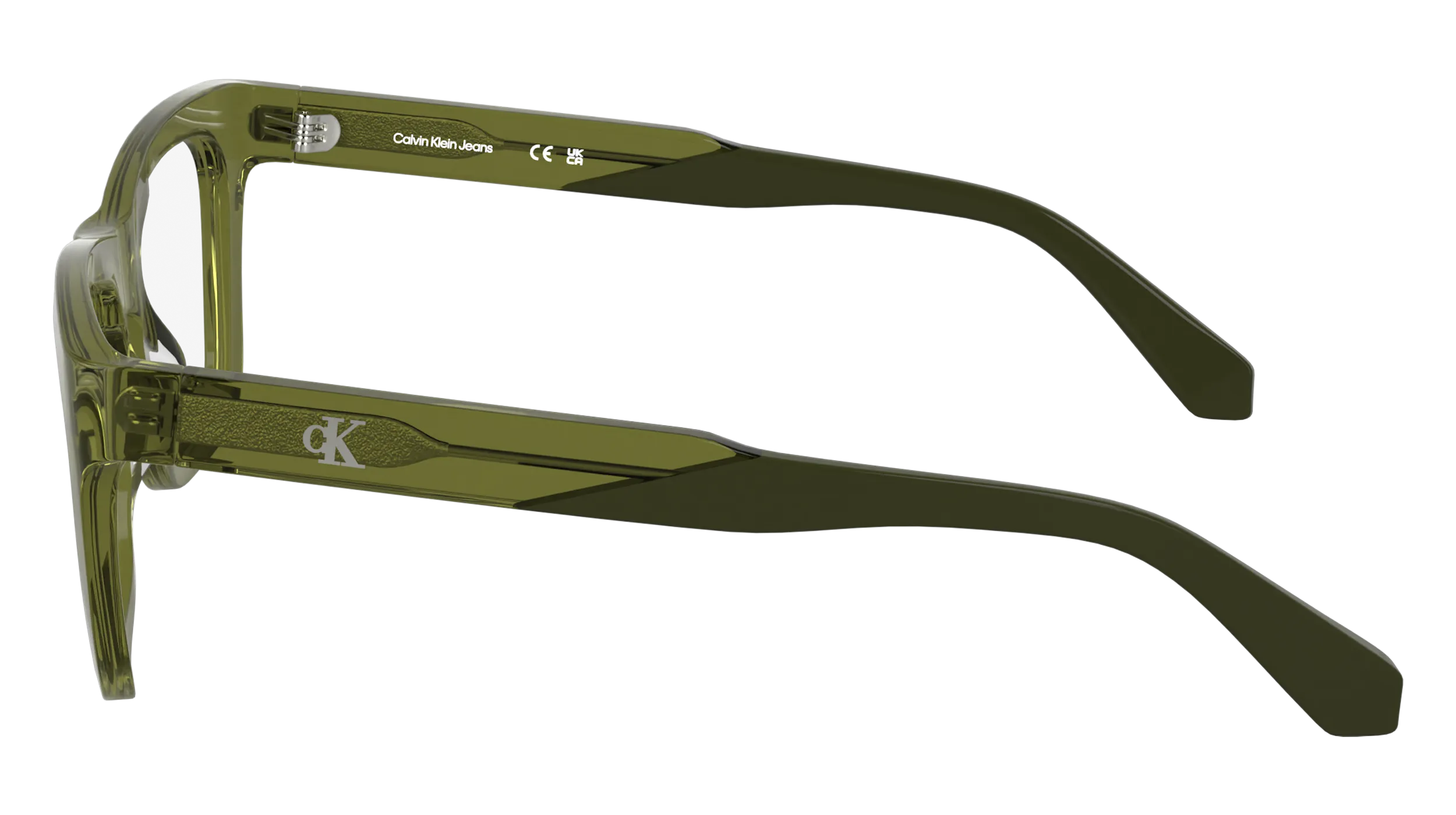 Calvin Klein CKJ25615 309 Montature da vista Acetato Verde Squadrata Normale - immagine 3