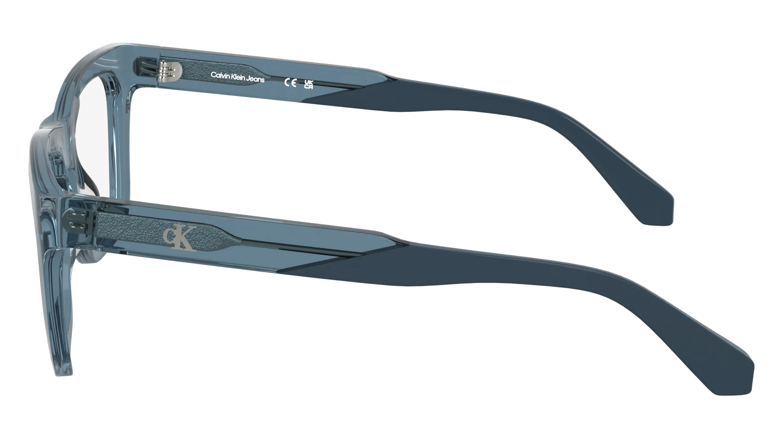 Calvin Klein CKJ25615 400 Montature da vista Acetato Blu Squadrata Normale - immagine 3