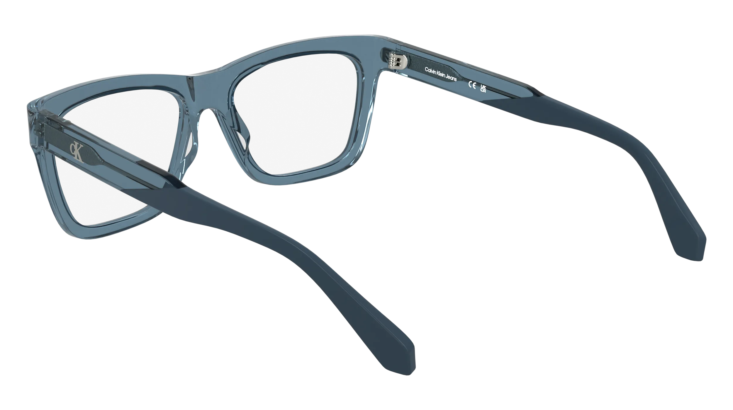 Calvin Klein CKJ25615 400 Montature da vista Acetato Blu Squadrata Normale - immagine 4