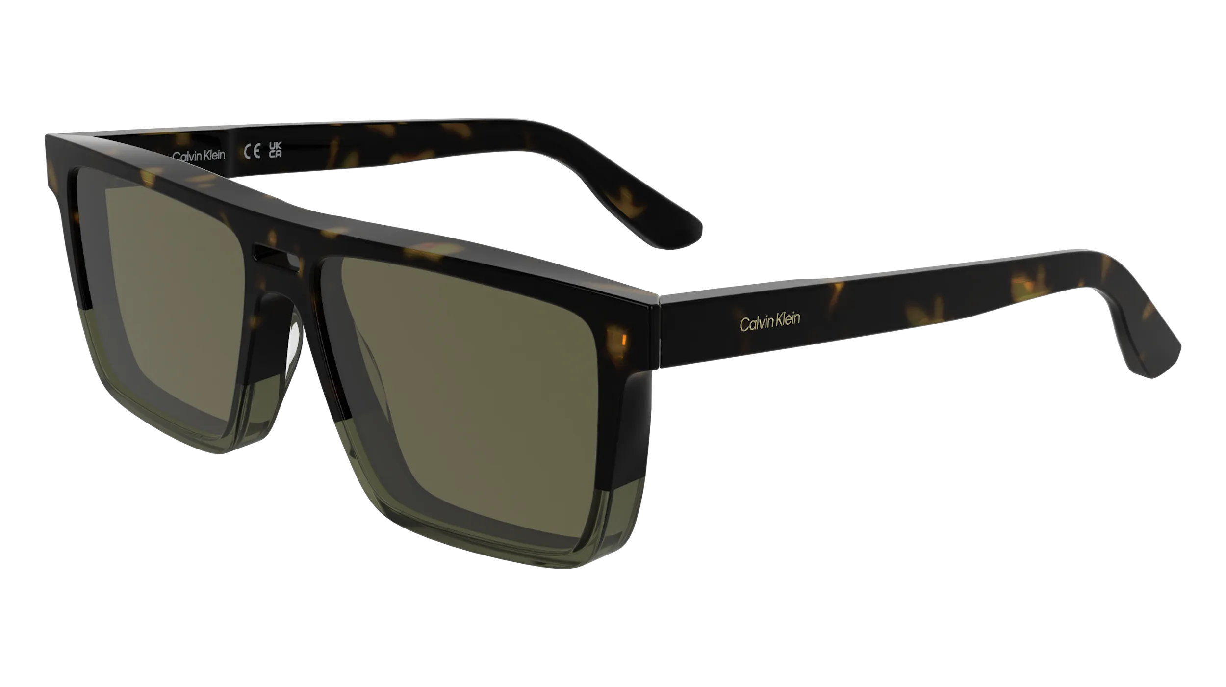 Calvin Klein CK25501S 235 Occhiali da sole Acetato Squadrata Normale - immagine 1