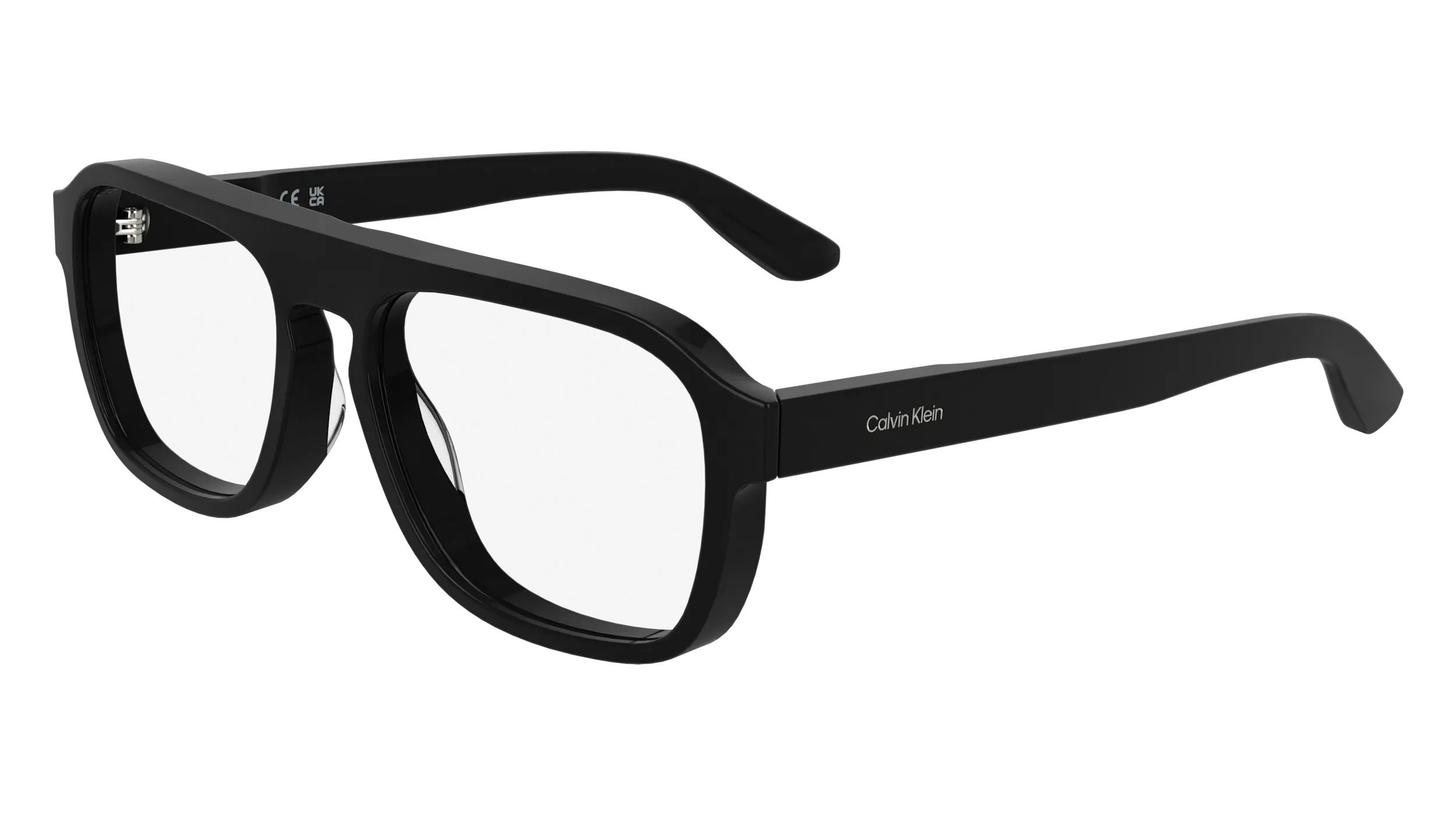 Calvin Klein CK25515 001 Montature da vista Acetato Nero Pilot Normale - immagine 1