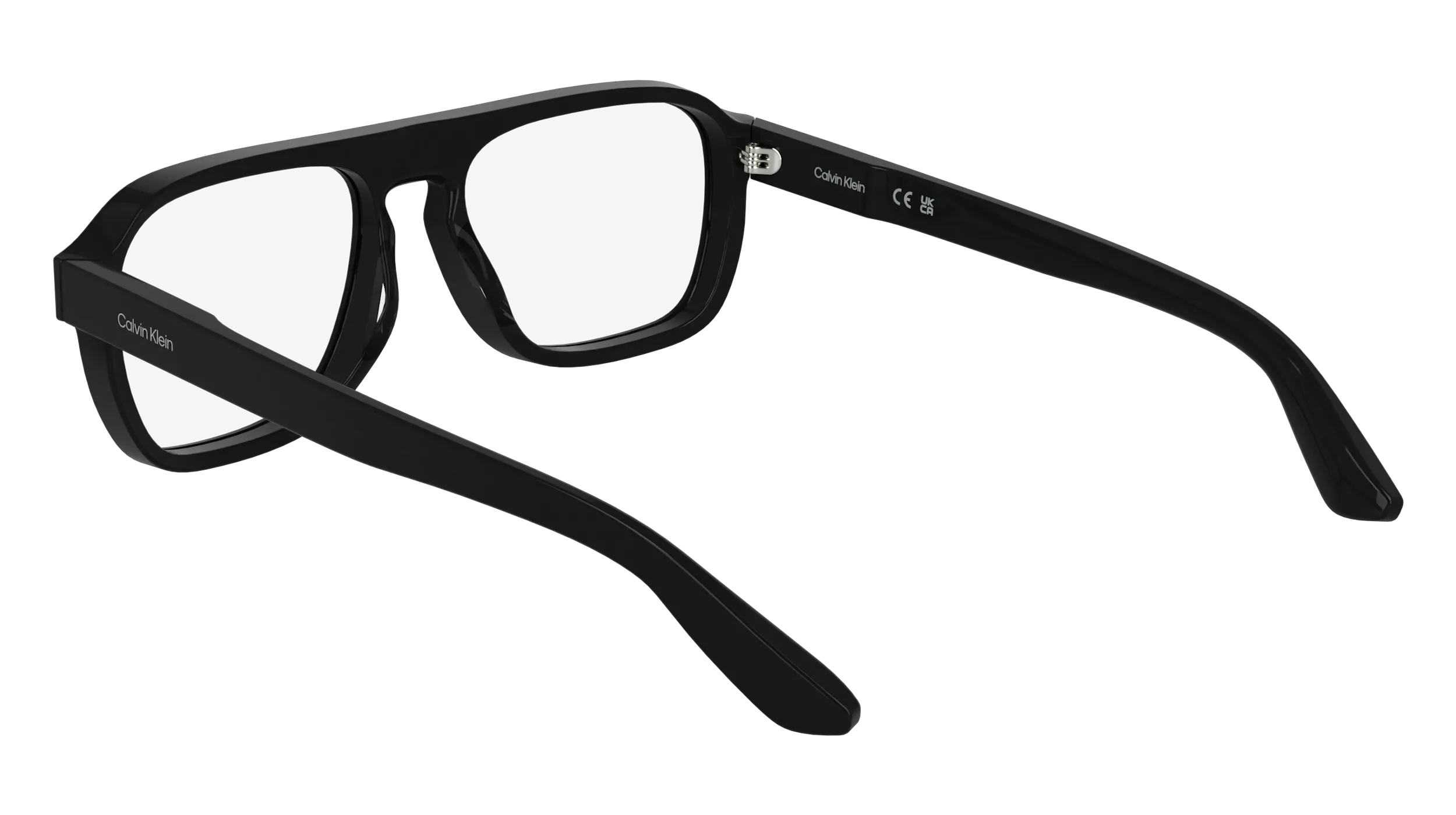 Calvin Klein CK25515 001 Montature da vista Acetato Nero Pilot Normale - immagine 4
