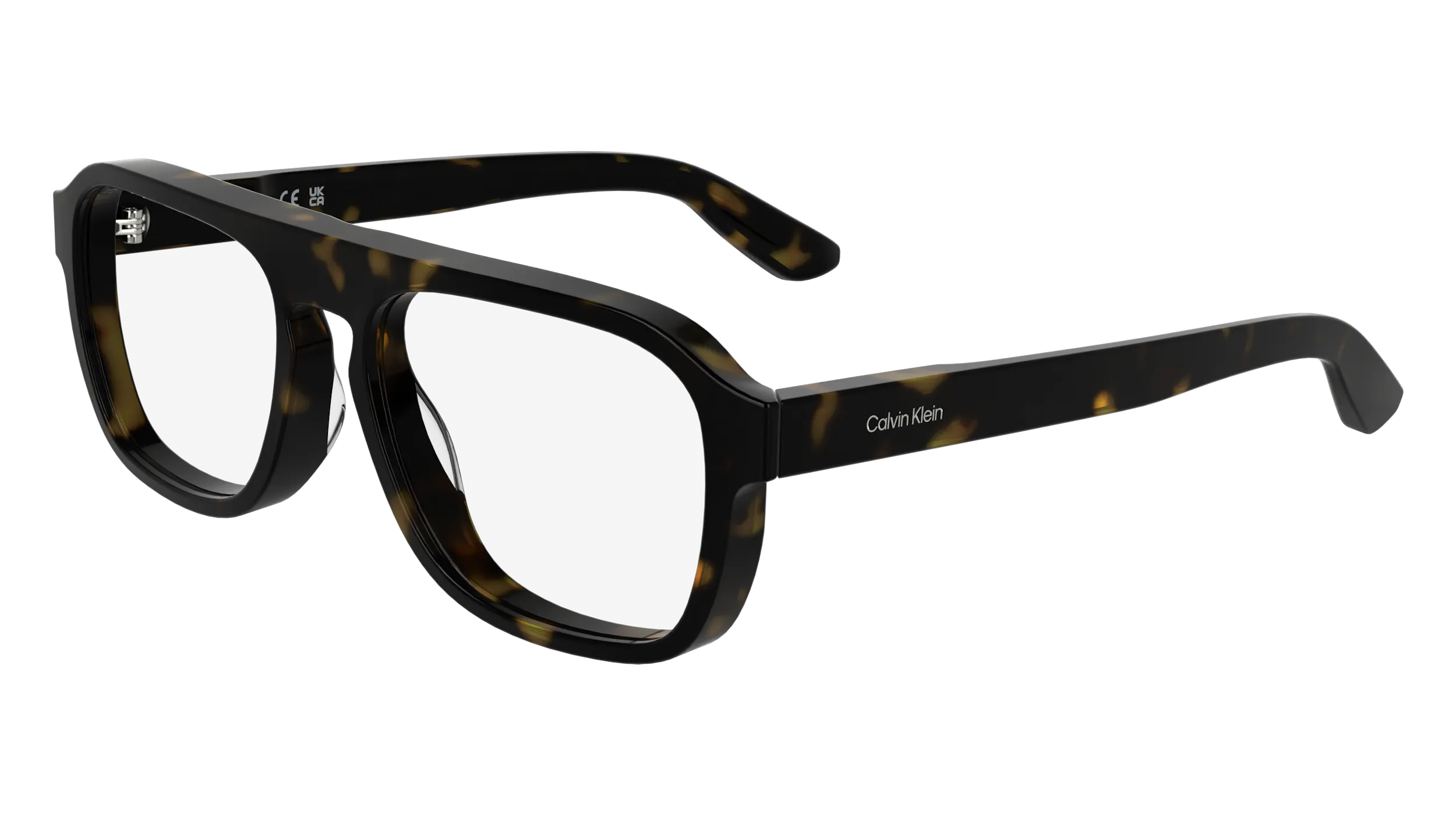 Calvin Klein CK25515 240 Montature da vista Acetato Havana Pilot Normale - immagine 1