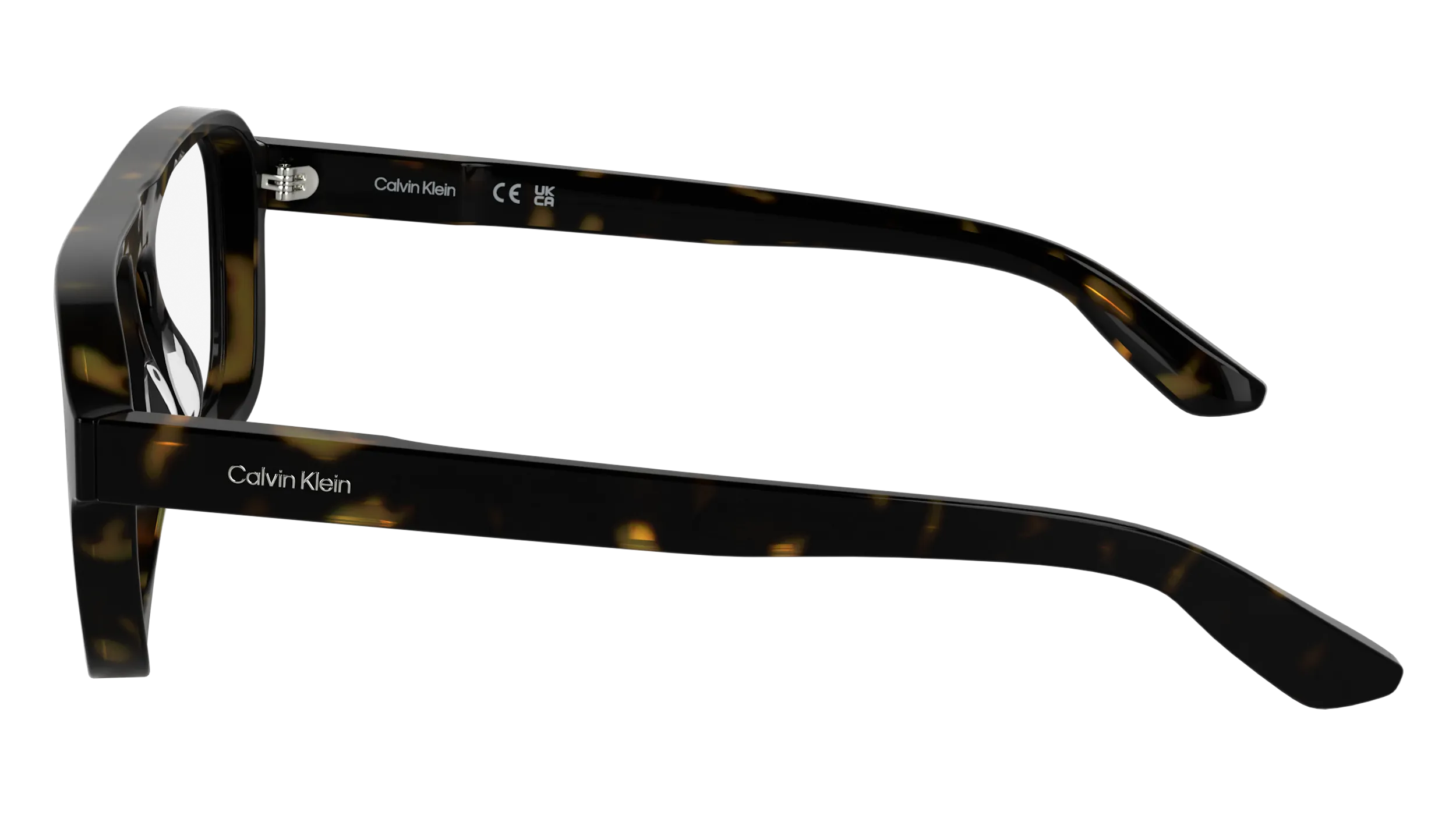 Calvin Klein CK25515 240 Montature da vista Acetato Havana Pilot Normale - immagine 3