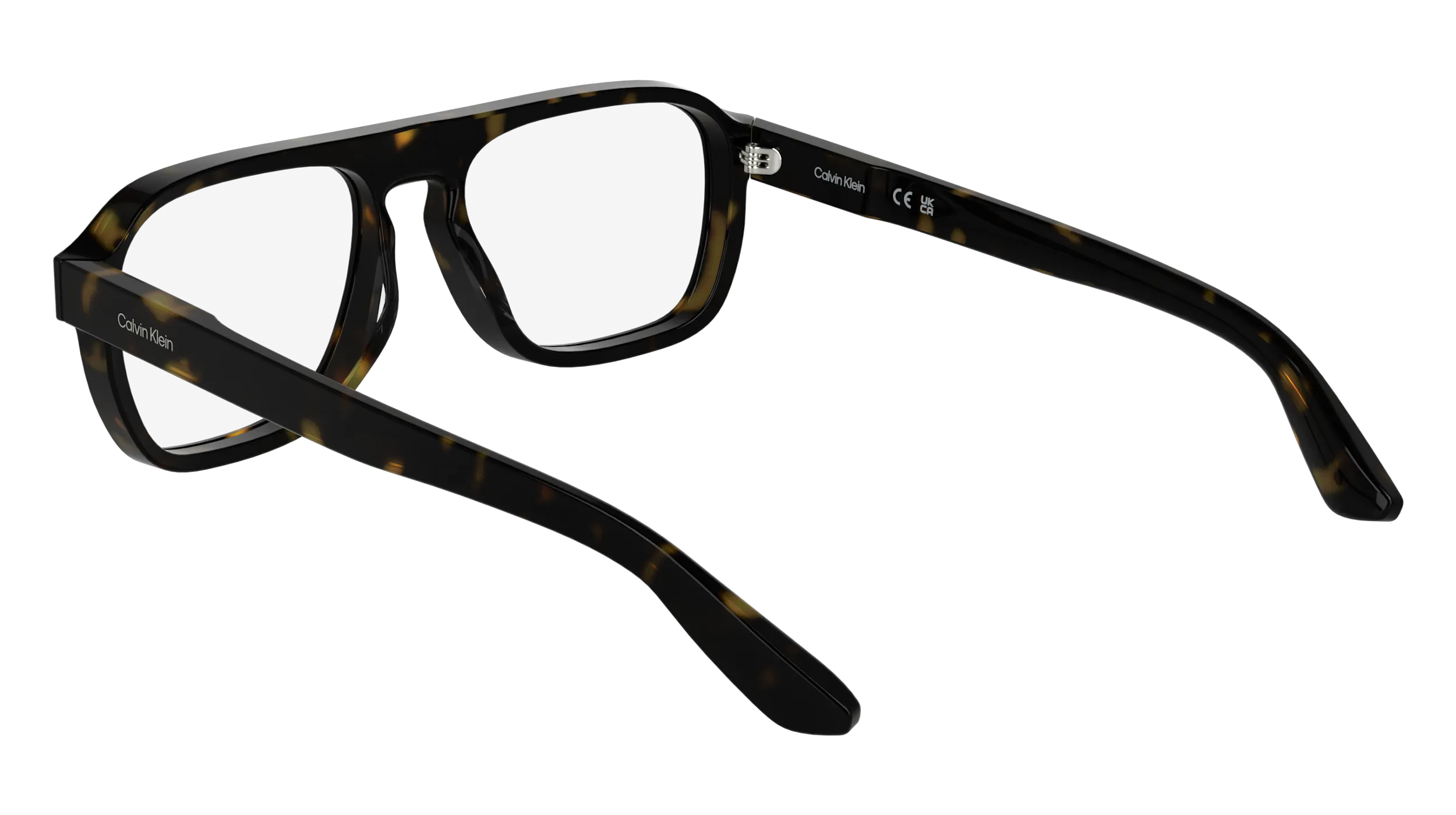 Calvin Klein CK25515 240 Montature da vista Acetato Havana Pilot Normale - immagine 4