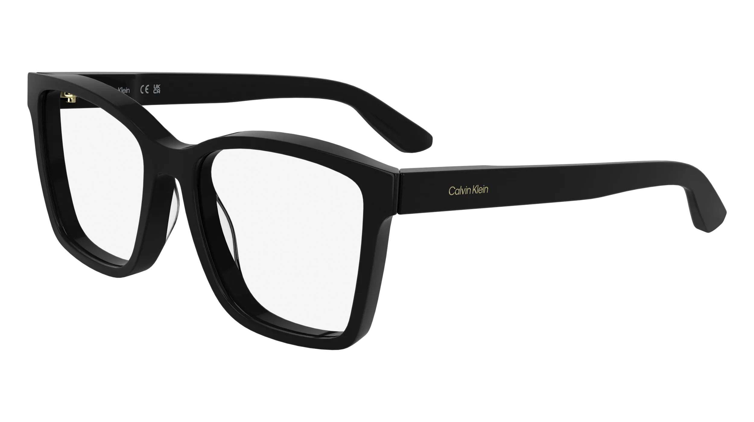 Calvin Klein CK25516 001 Montature da vista Acetato Nero Squadrata Normale - immagine 1