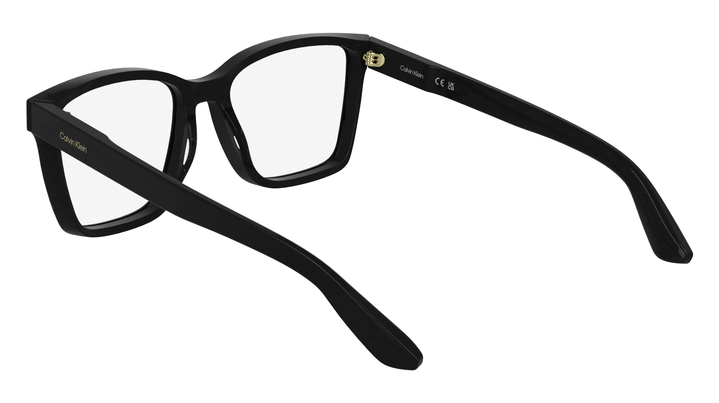 Calvin Klein CK25516 001 Montature da vista Acetato Nero Squadrata Normale - immagine 4