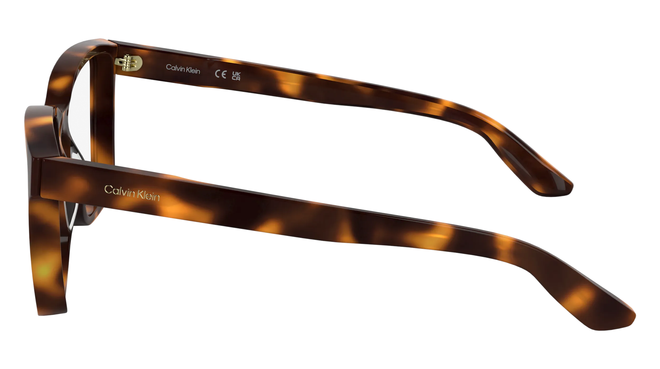 Calvin Klein CK25516 240 Montature da vista Acetato Havana Squadrata Normale - immagine 3