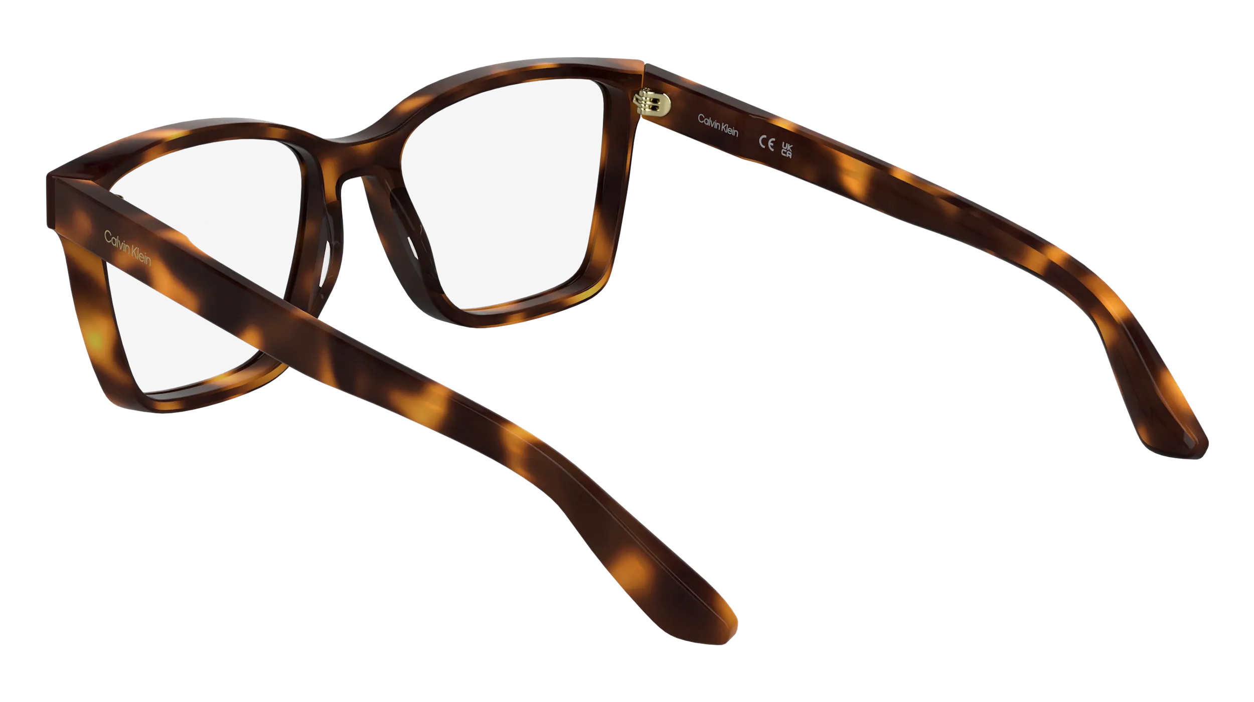 Calvin Klein CK25516 240 Montature da vista Acetato Havana Squadrata Normale - immagine 4