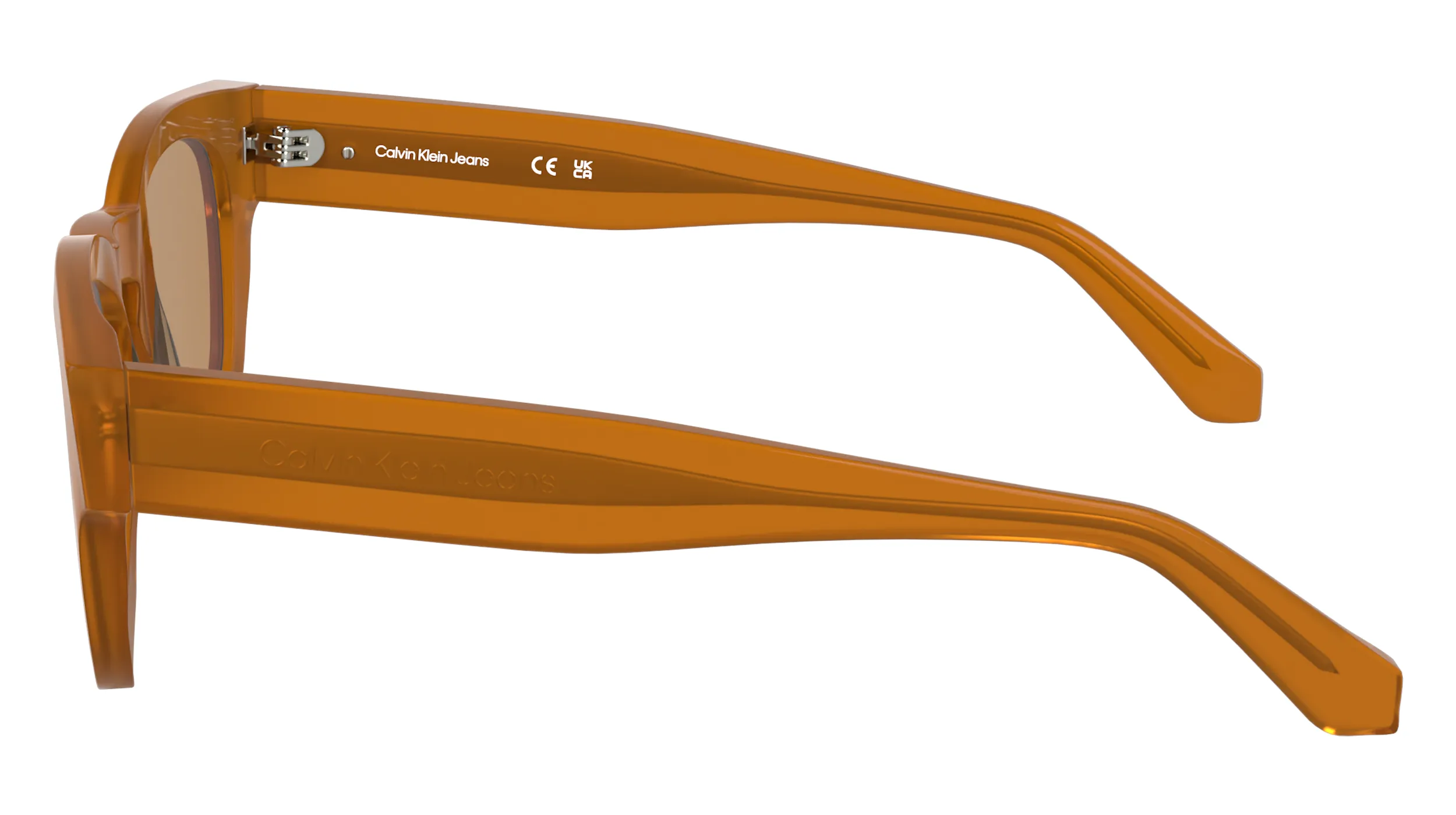 Calvin Klein CKJ25601S 201 Occhiali da sole Acetato Havana Geometrica Normale - immagine 3