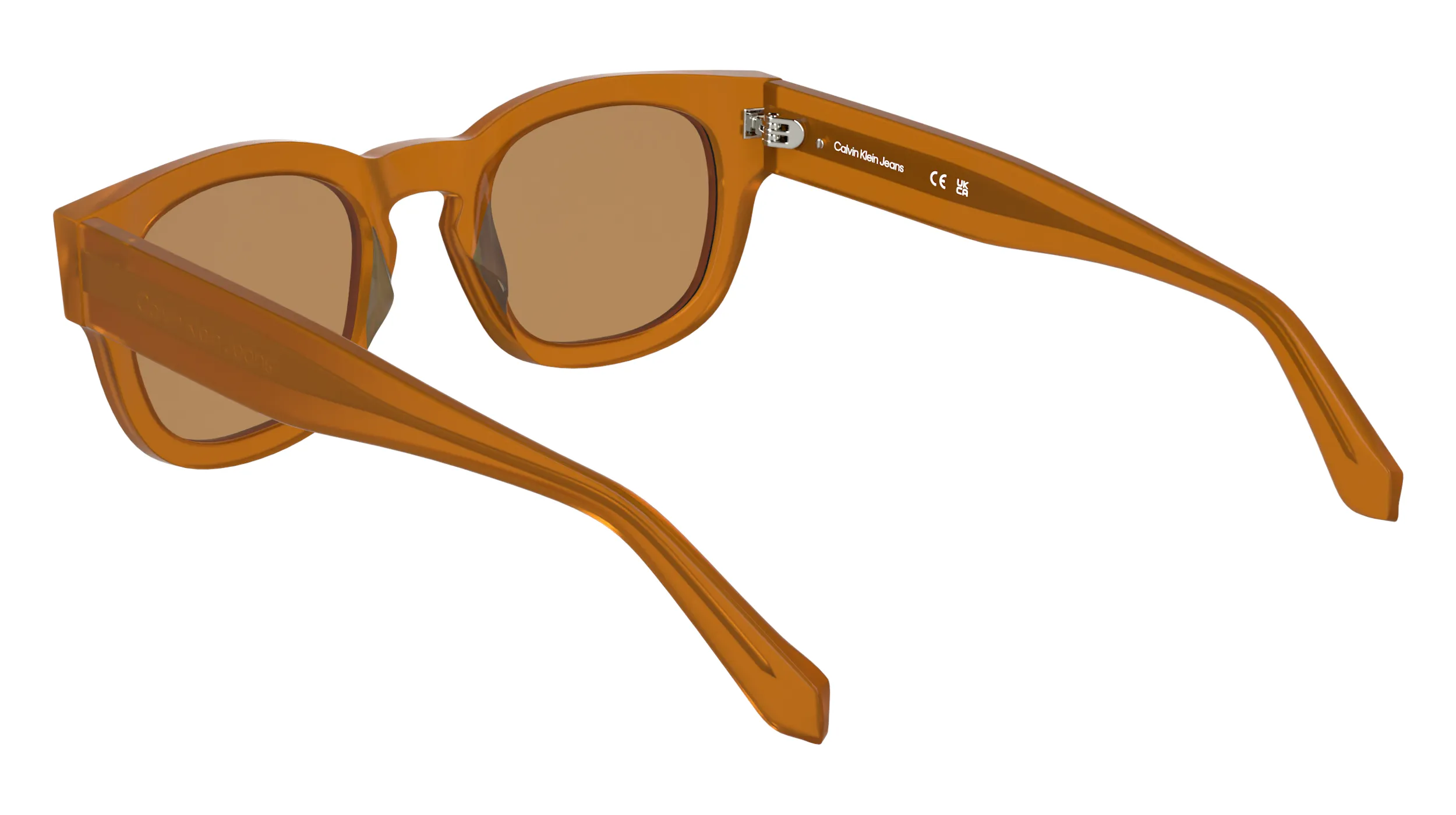 Calvin Klein CKJ25601S 201 Occhiali da sole Acetato Havana Geometrica Normale - immagine 4