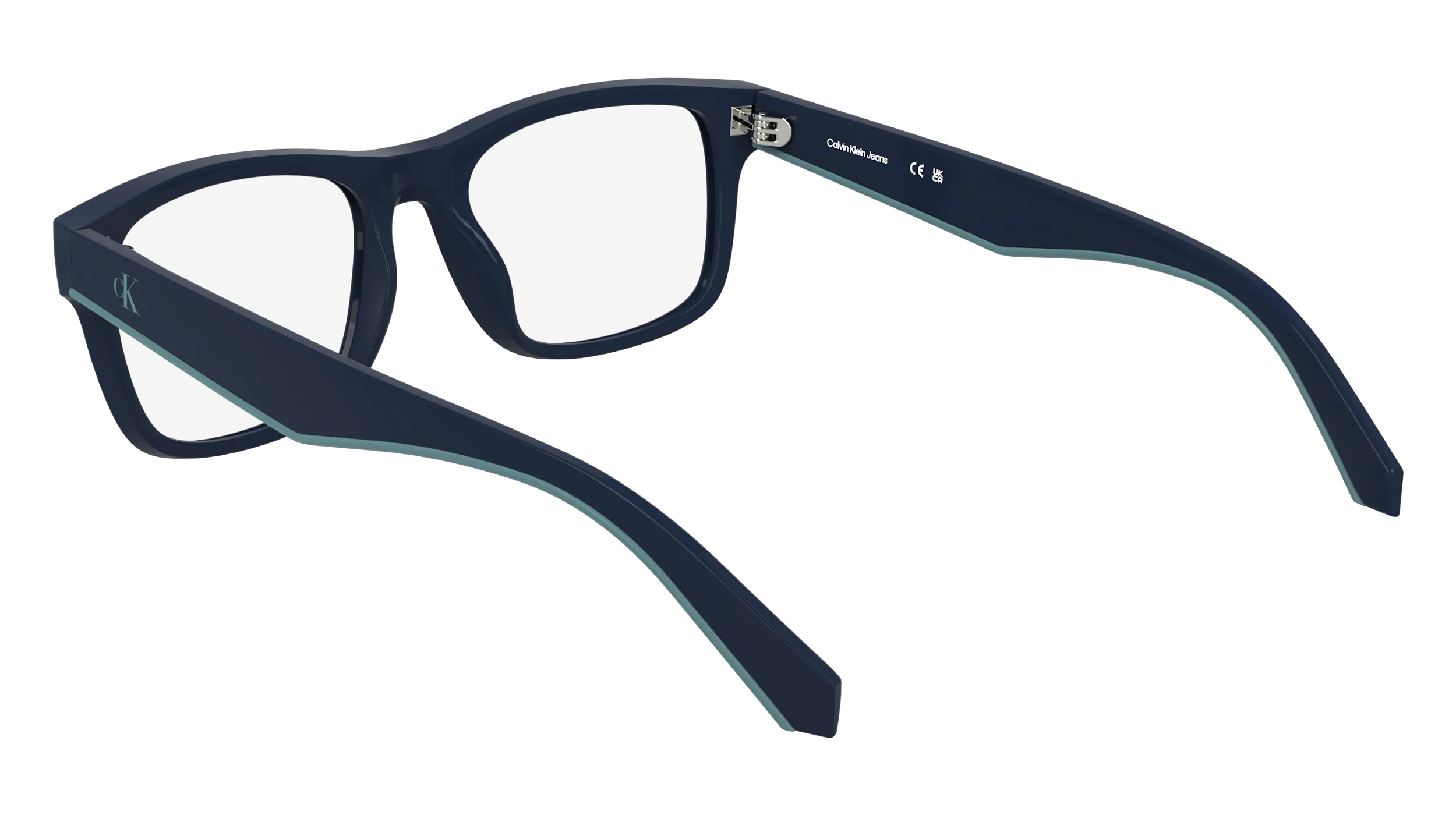 Calvin Klein CKJ25613 400 Montature da vista Bio-iniettato Blu Squadrata Normale - immagine 4