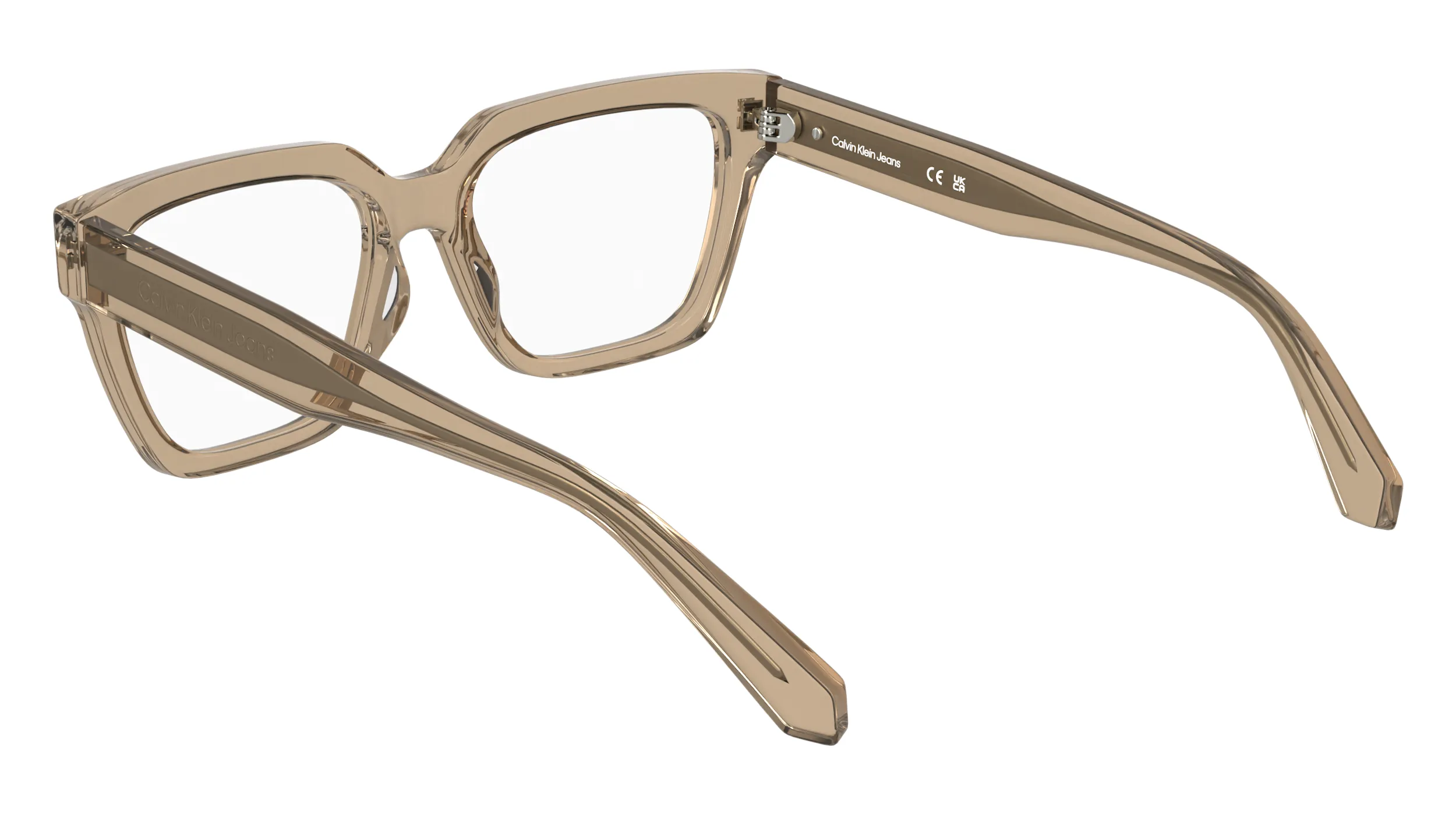 Calvin Klein CKJ25609 208 Montature da vista Acetato Marrone Cat Eye Normale - immagine 4