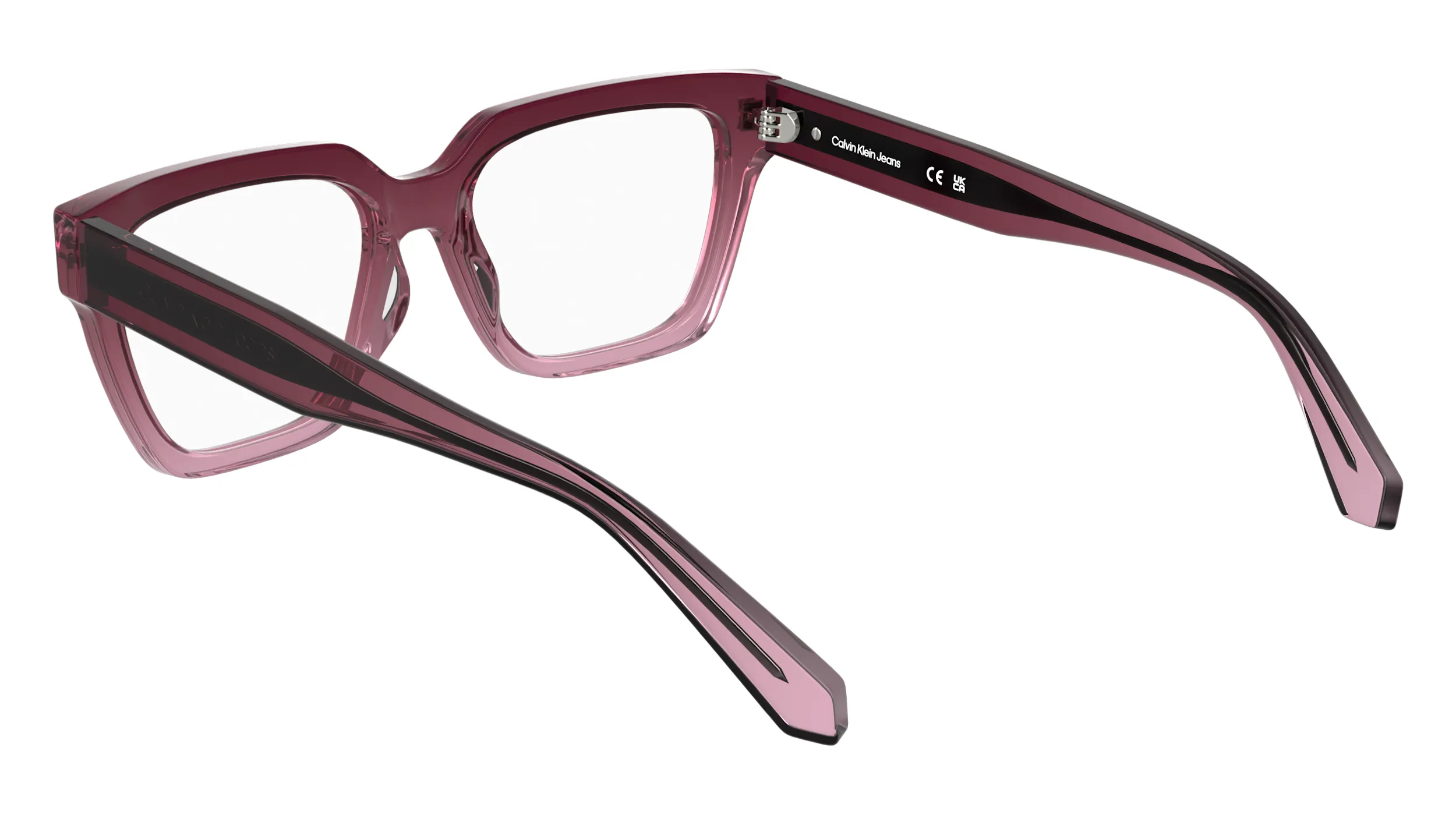 Calvin Klein CKJ25609 602 Montature da vista Acetato Rosa Cat Eye Normale - immagine 4