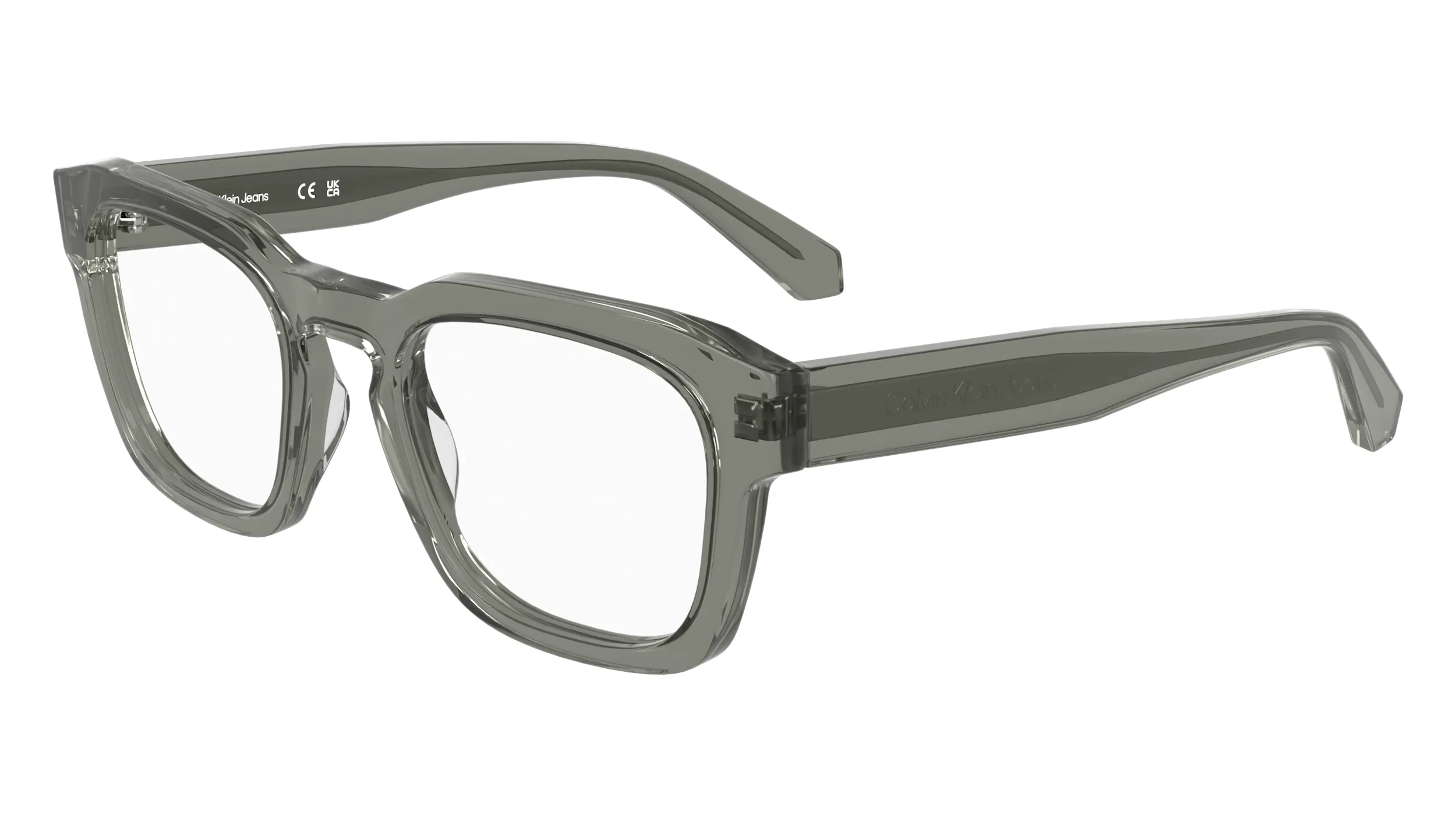 Calvin Klein CKJ25610 057 Montature da vista Acetato Grigio Squadrata Normale - immagine 1