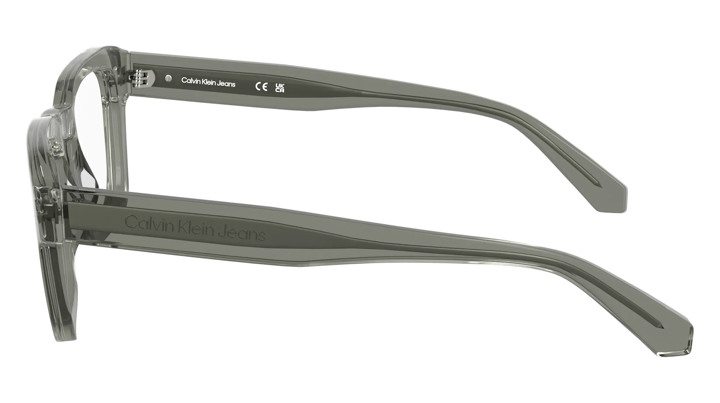 Calvin Klein CKJ25610 057 Montature da vista Acetato Grigio Squadrata Normale - immagine 3
