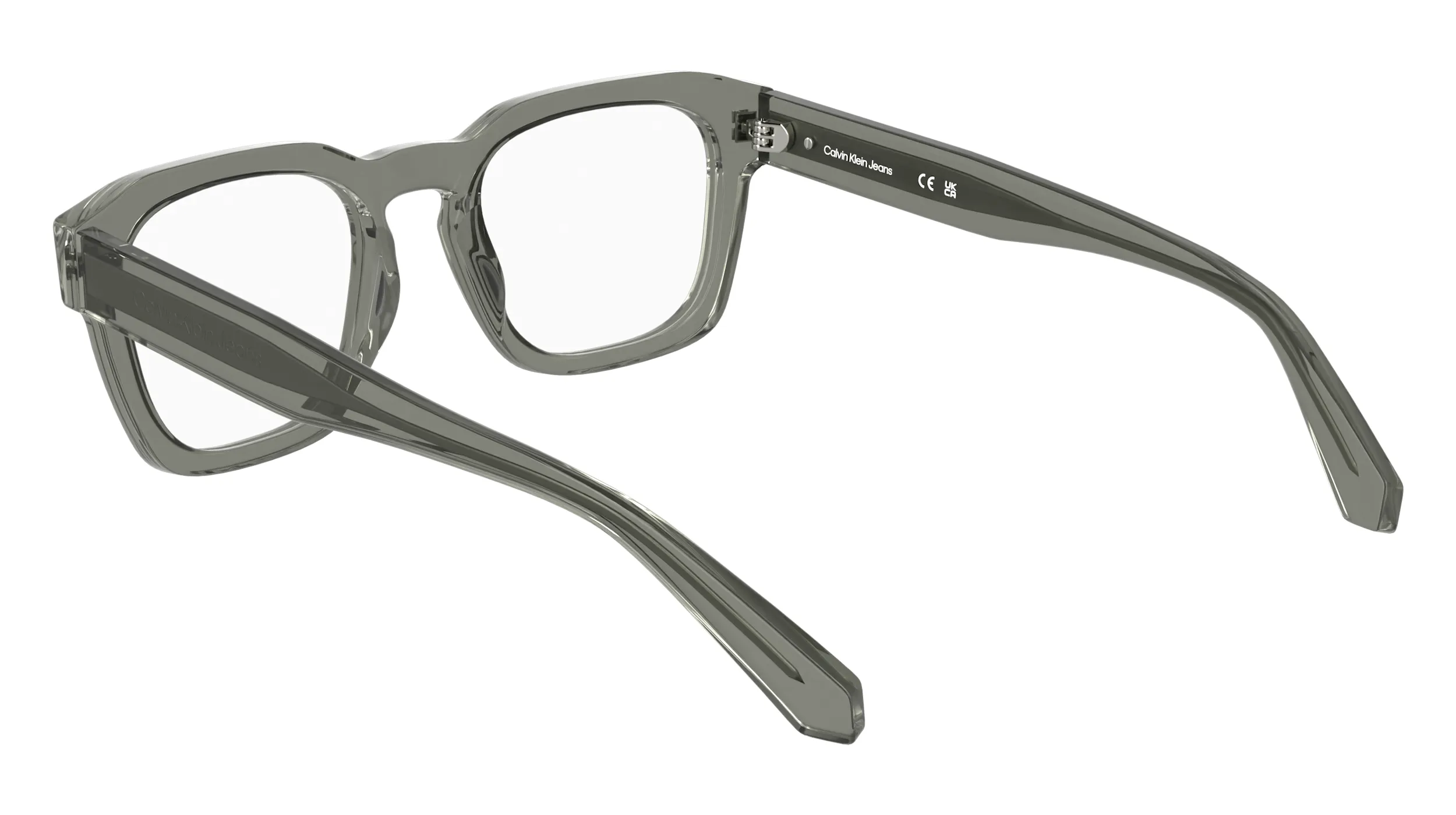 Calvin Klein CKJ25610 057 Montature da vista Acetato Grigio Squadrata Normale - immagine 4