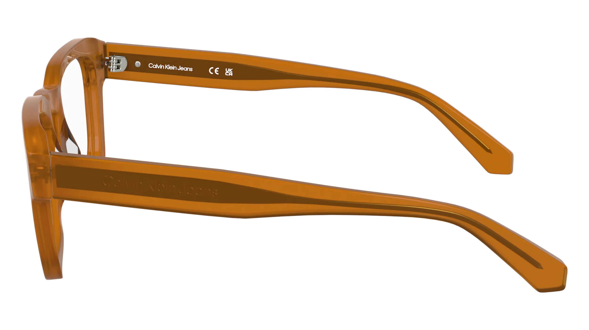 Calvin Klein CKJ25610 201 Montature da vista Acetato Havana Squadrata Normale - immagine 3