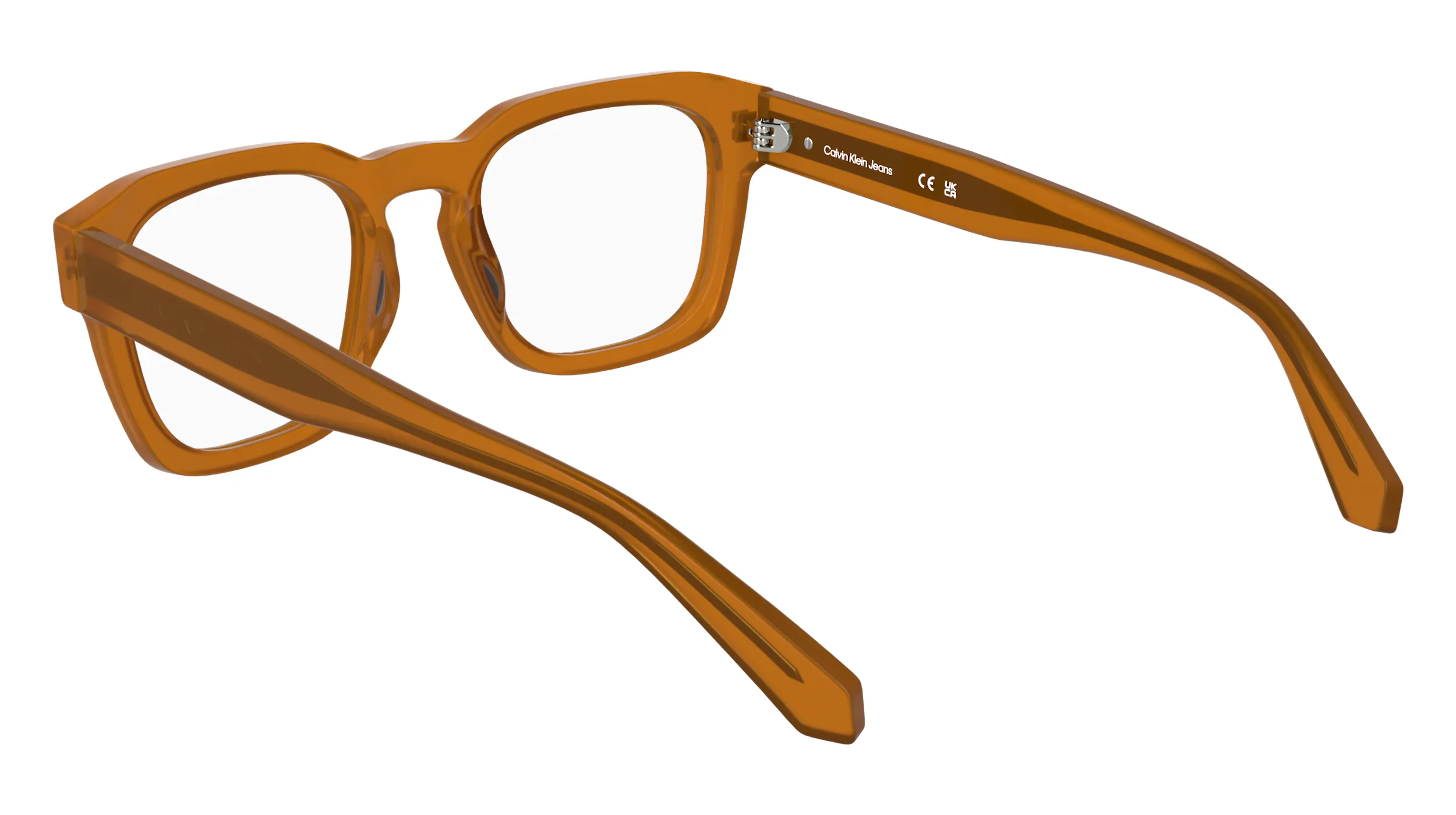 Calvin Klein CKJ25610 201 Montature da vista Acetato Havana Squadrata Normale - immagine 4