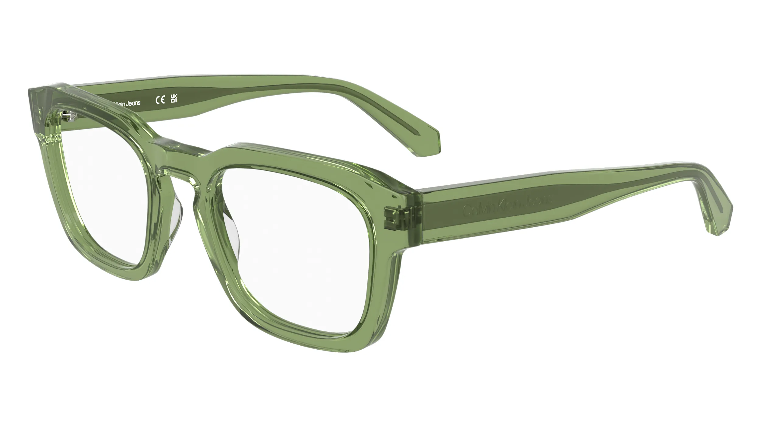 Calvin Klein CKJ25610 305 Montature da vista Acetato Verde Squadrata Normale - immagine 1