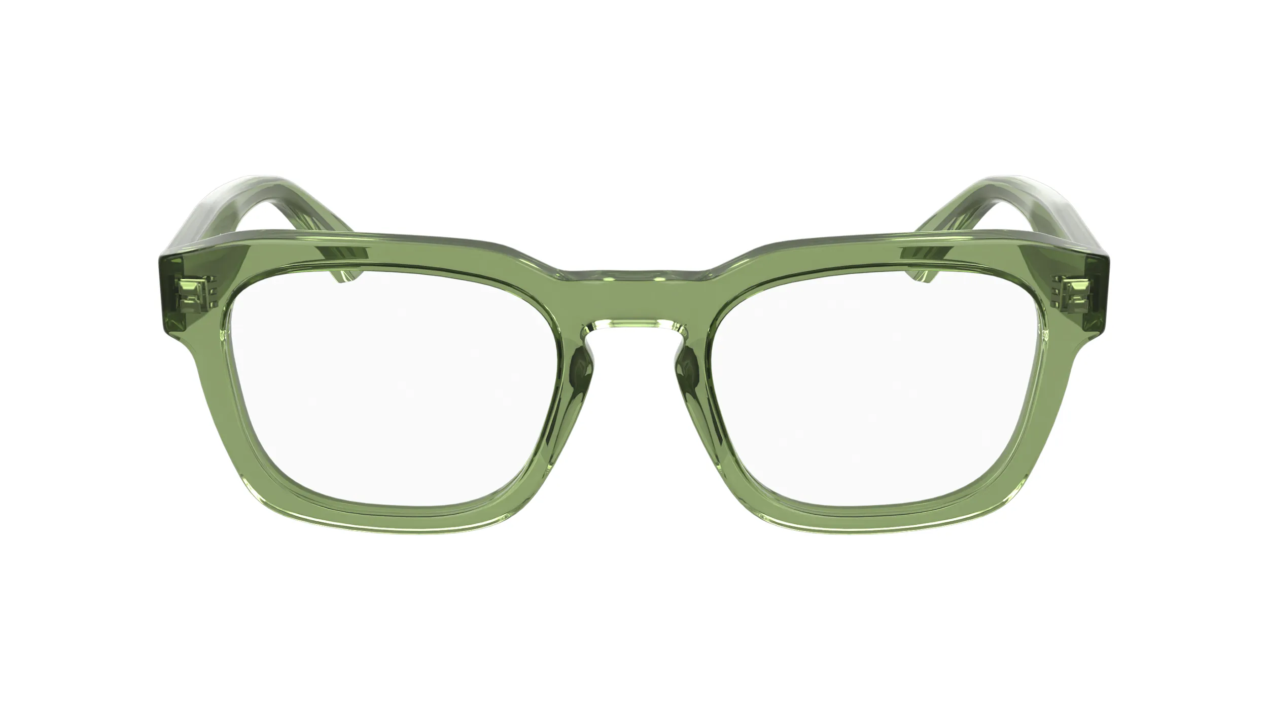 Calvin Klein CKJ25610 305 Montature da vista Acetato Verde Squadrata Normale - immagine 2
