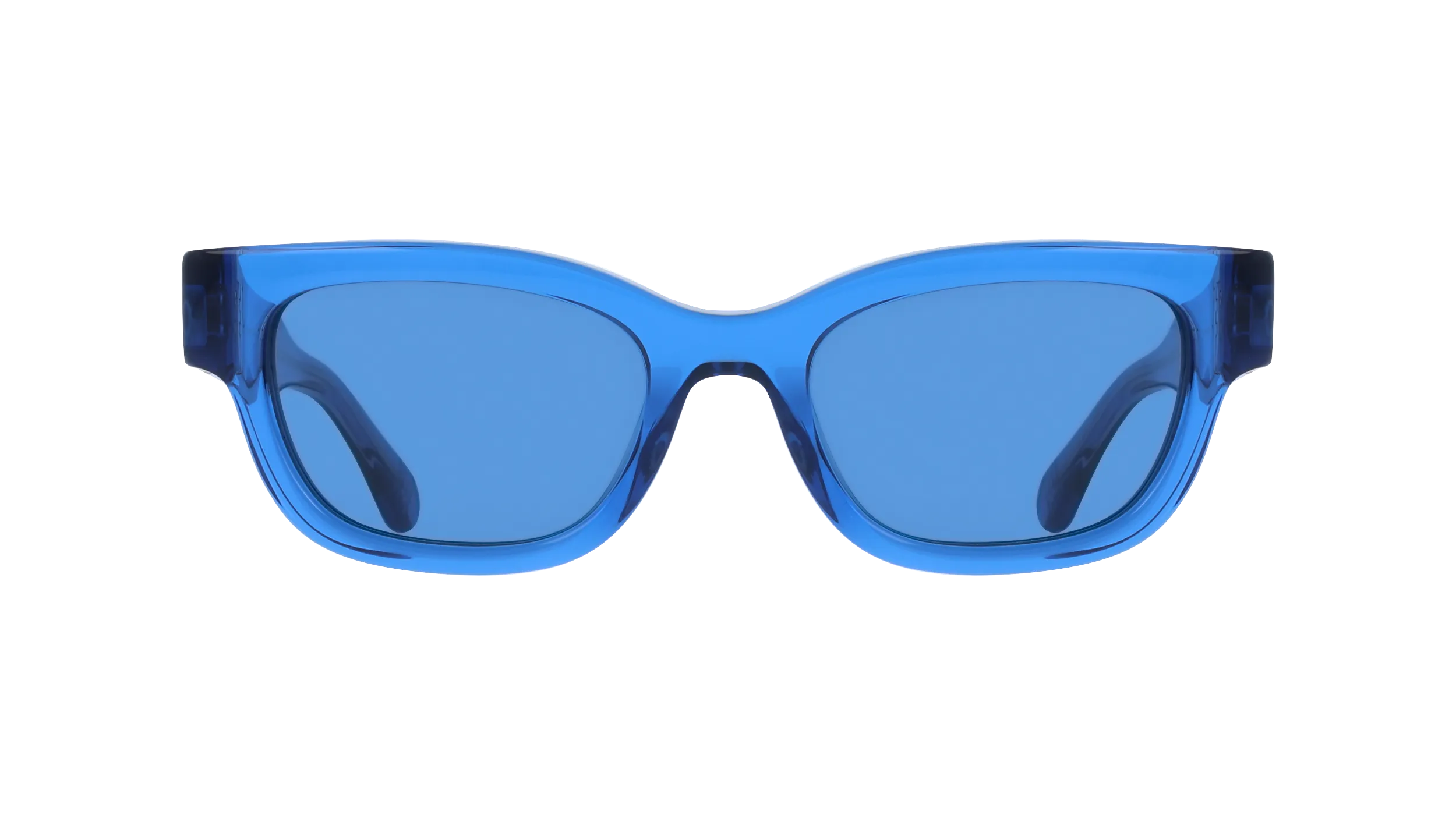 Ferragamo SF2067S 432 Occhiali da sole Acetato Blu Squadrata Normale - immagine 2