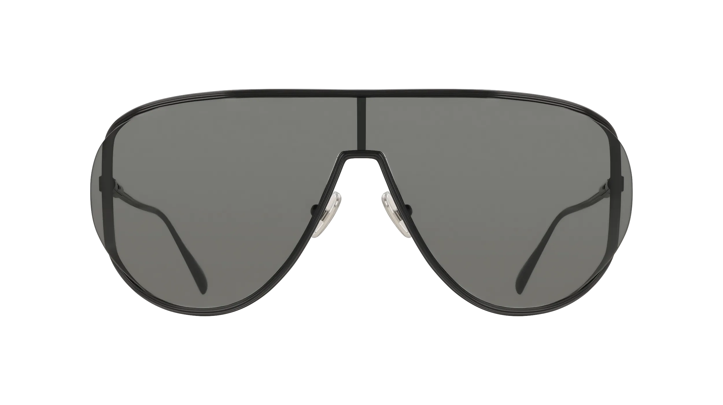 Ferragamo SF323S 001 Occhiali da sole Metallo Nero Pilot Normale - immagine 2