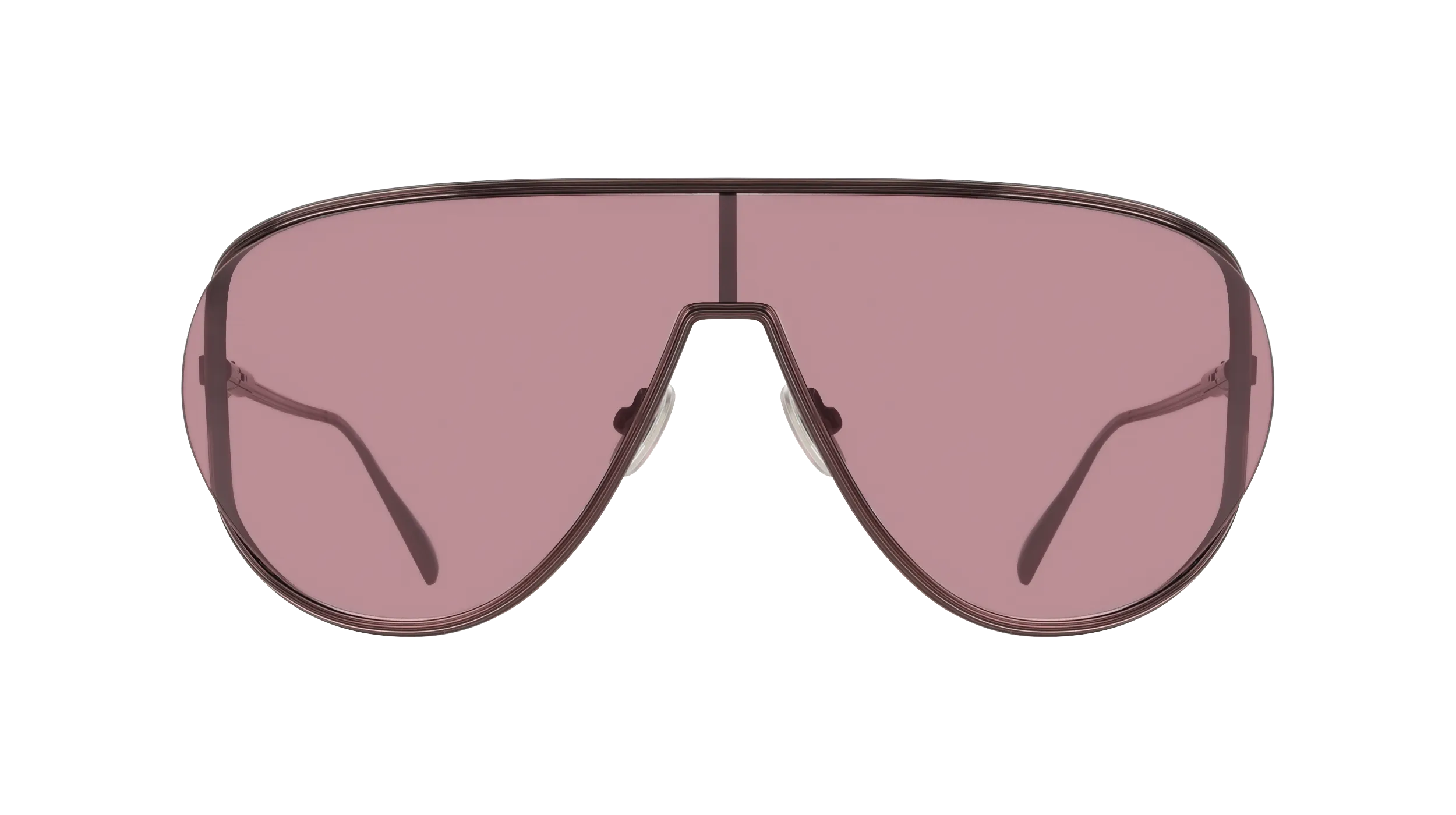 Ferragamo SF323S 601 Occhiali da sole Metallo Bordeaux Pilot Normale - immagine 2