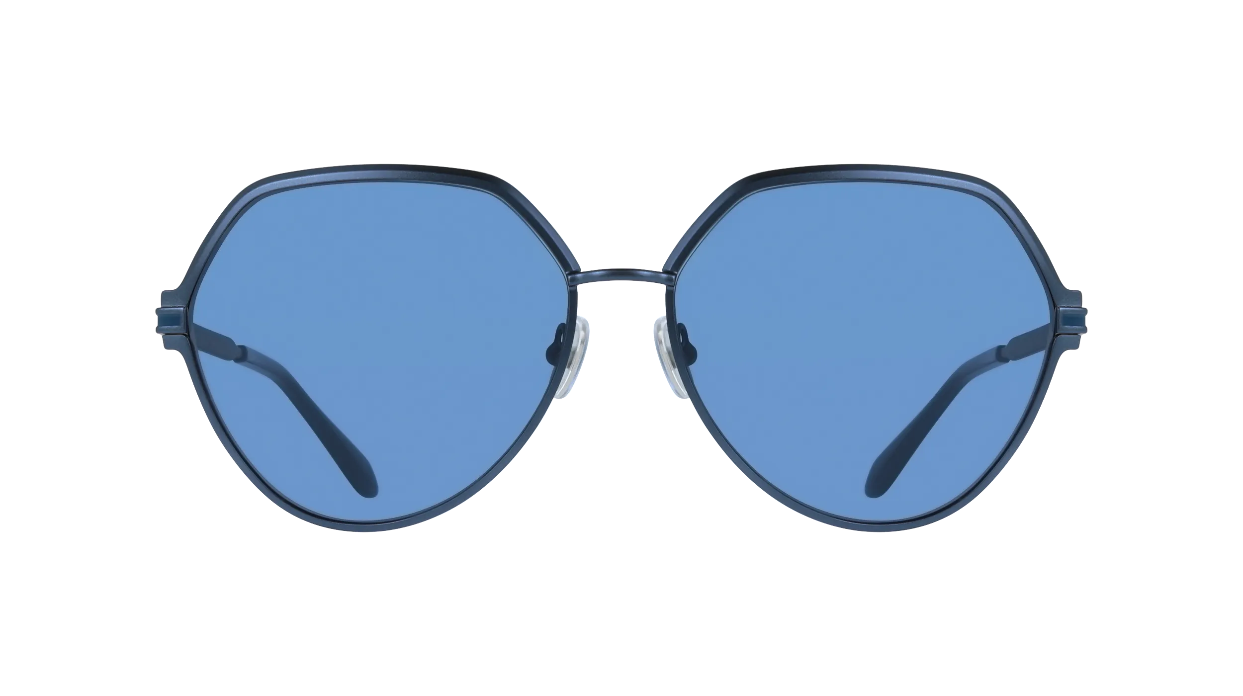Ferragamo SF325S 414 Occhiali da sole Metallo Blu Normale - immagine 2
